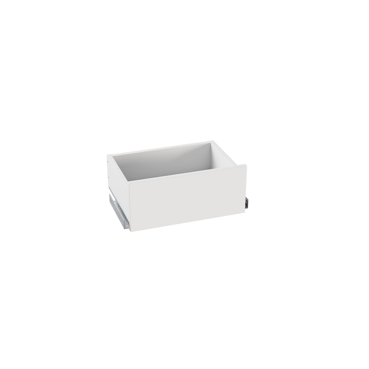 Szuflada 18 cm do korpusu 50 cm głębokość 35.6 cm biała