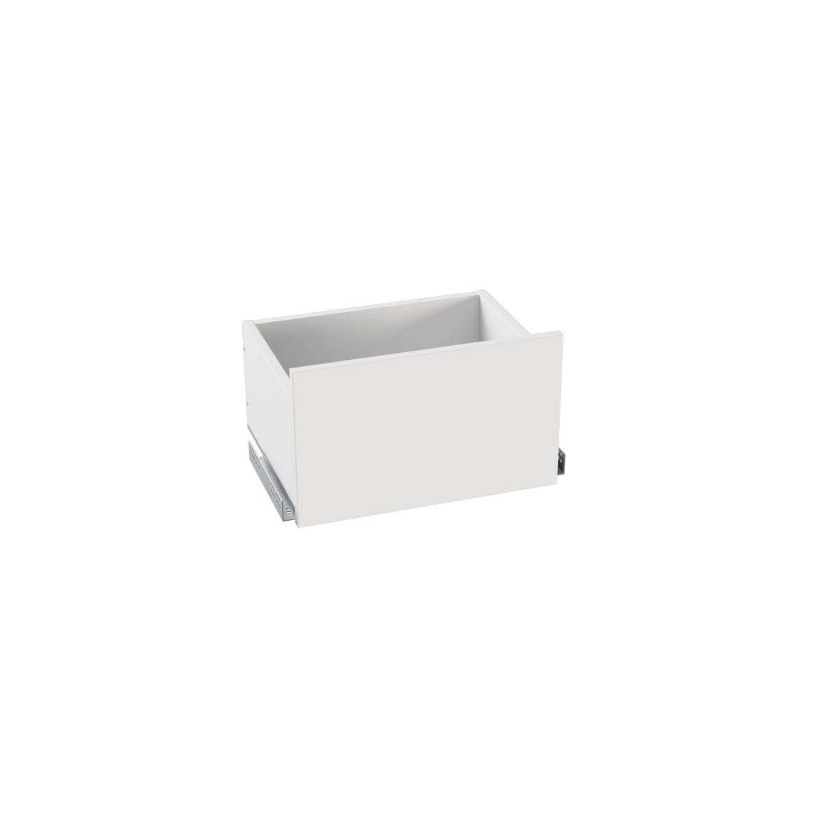 Szuflada 25 cm do korpusu 50 cm głębokość 35.6 cm biała