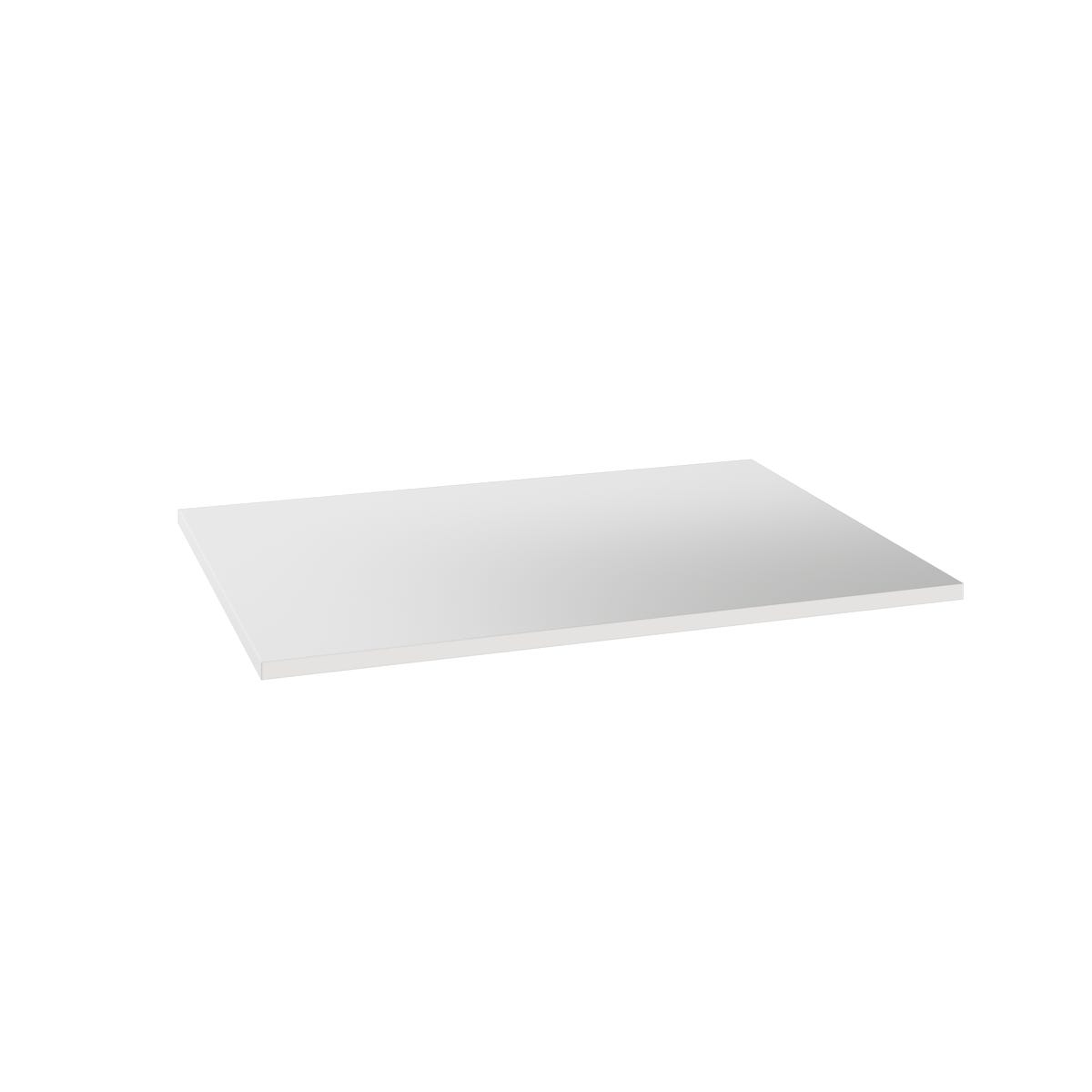 Półka prosta do korpusu 75.2 cm głębokość 58 cm biała