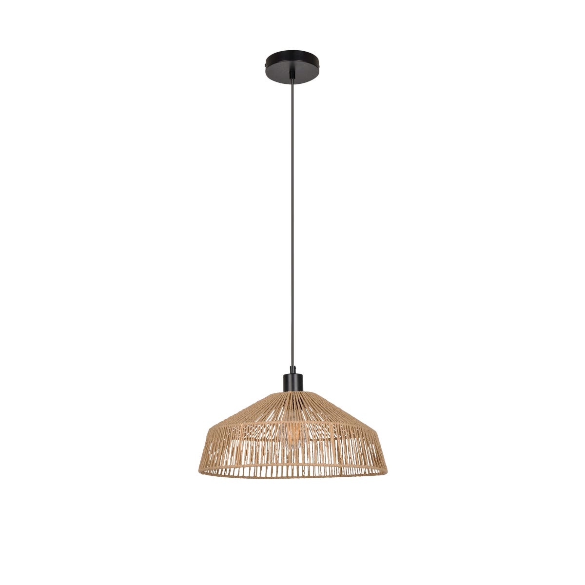 Lampa wisząca Mikona beżowa E27 Inspire