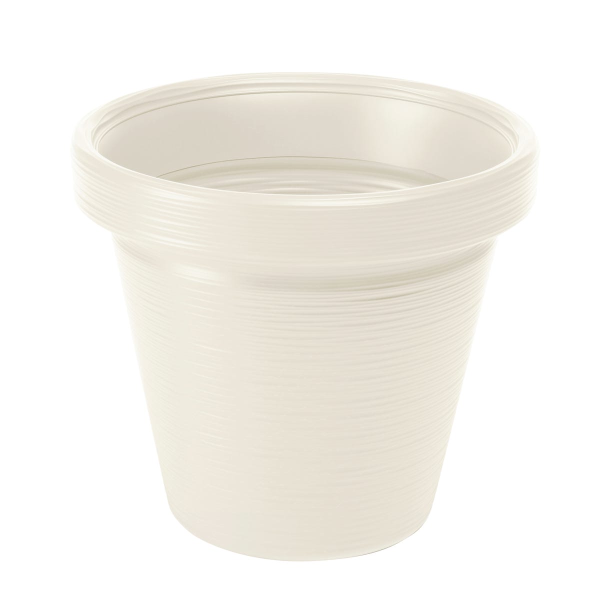 Donica plastikowa Agawa śr.55 cm kremowa Lamela