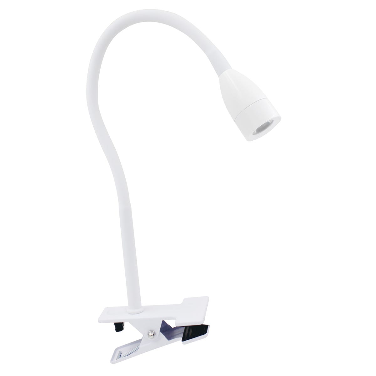 Lampka biurkowa z klipsem Gao LED biała Inspire
