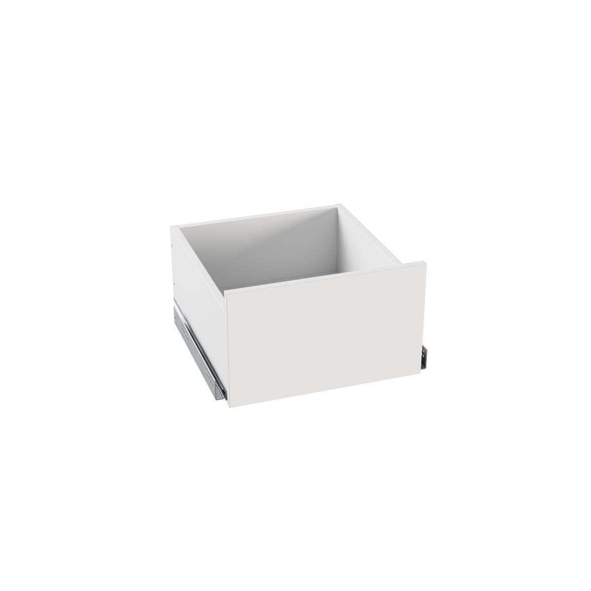 Szuflada 25 cm do korpusu 50 cm głębokość 45 cm biała