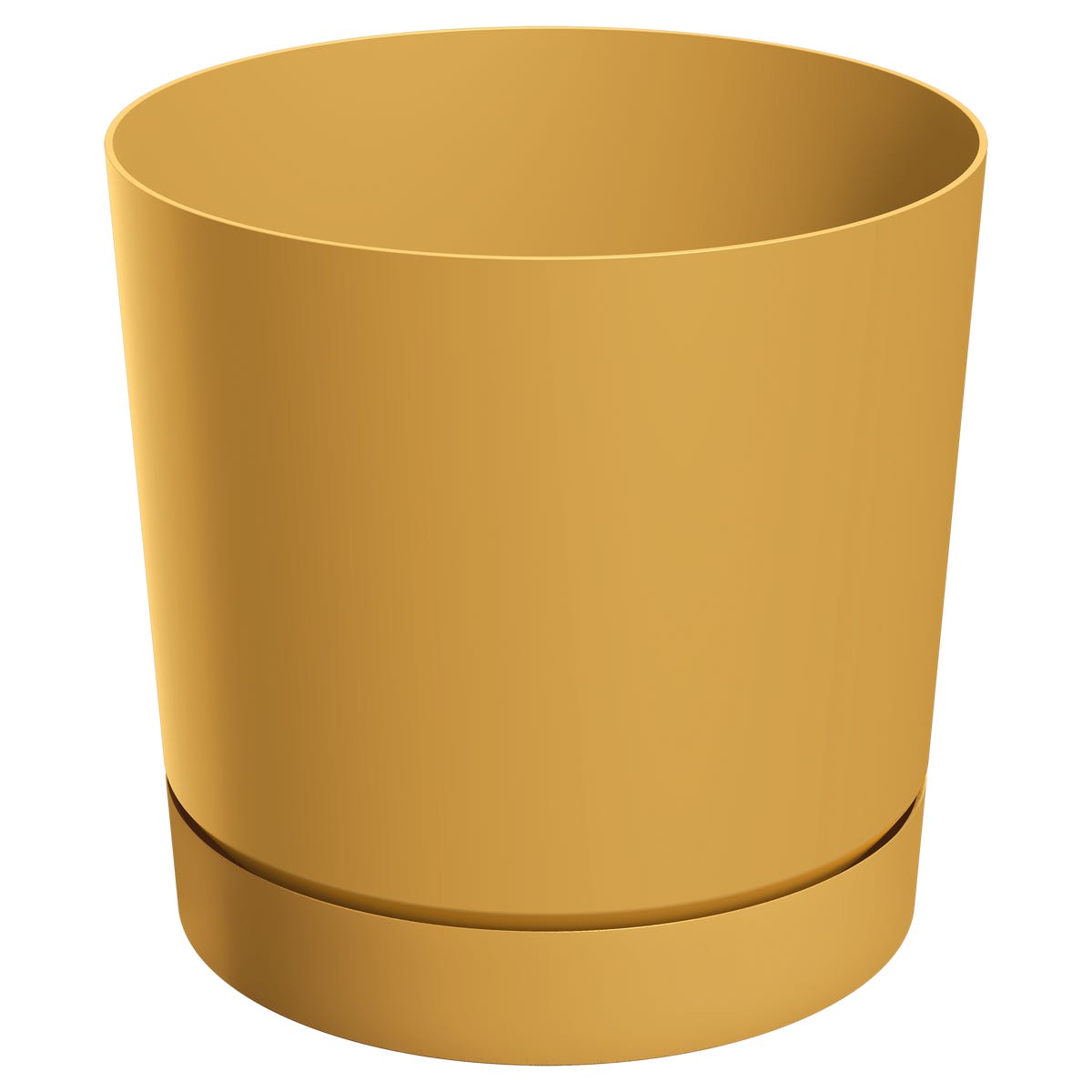 Doniczka Tubo 11cm musztardowa Prosperplast