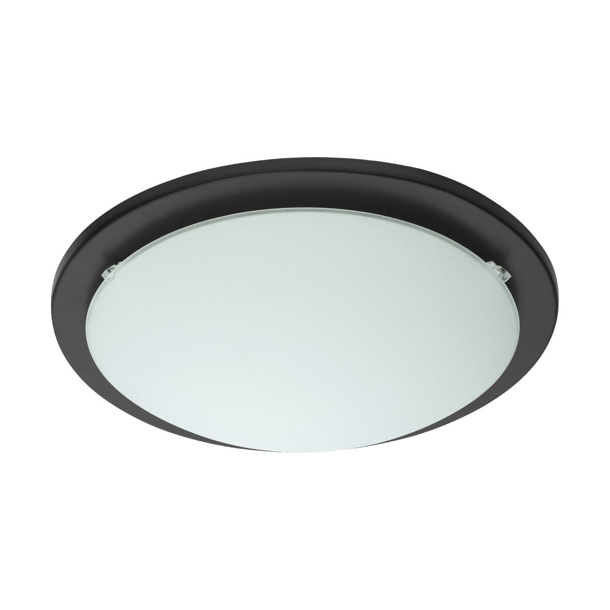 Plafon Iceberg czarny E27 śr. 29 cm Inspire