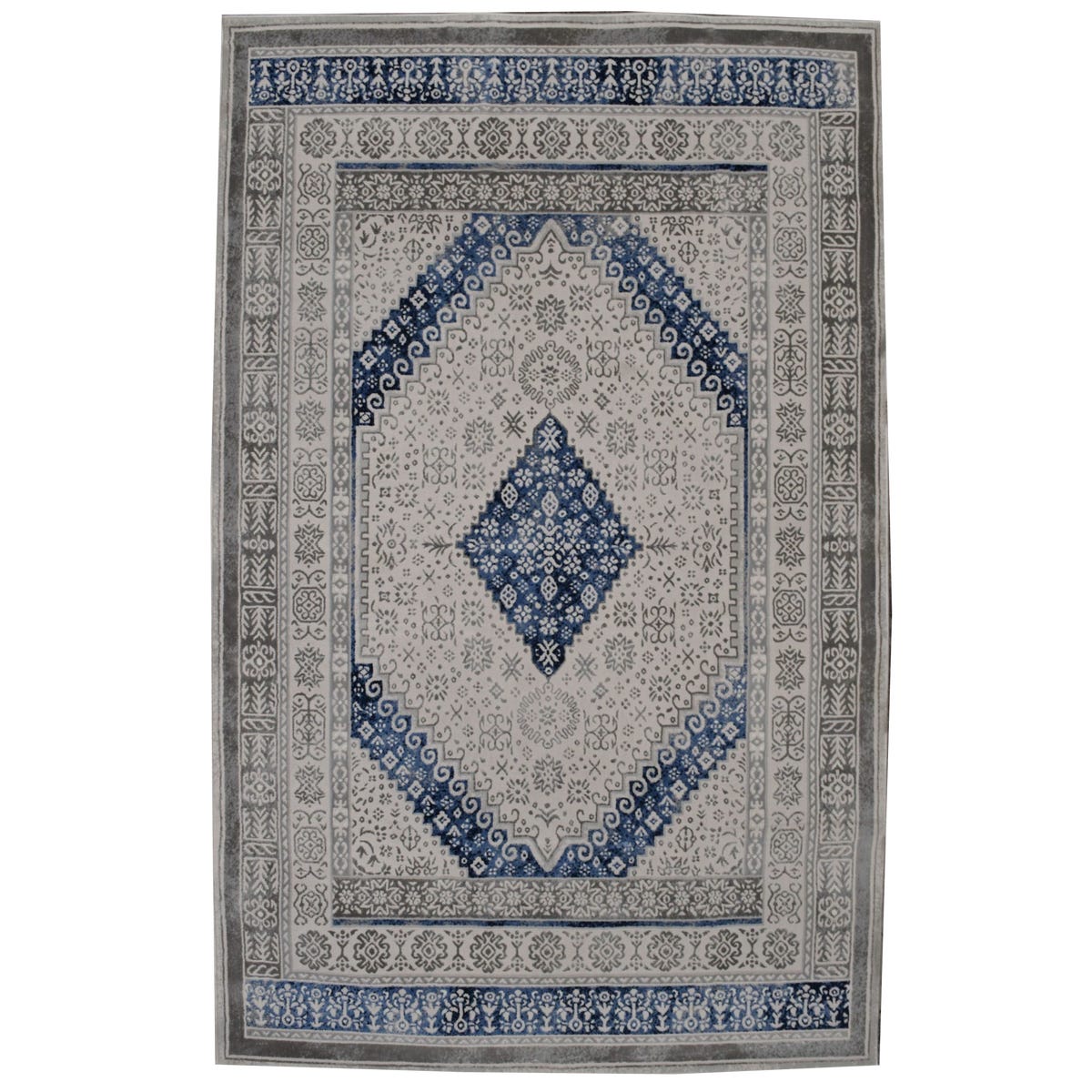 Dywan Nevada szaro-niebieski 80 x 140 cm