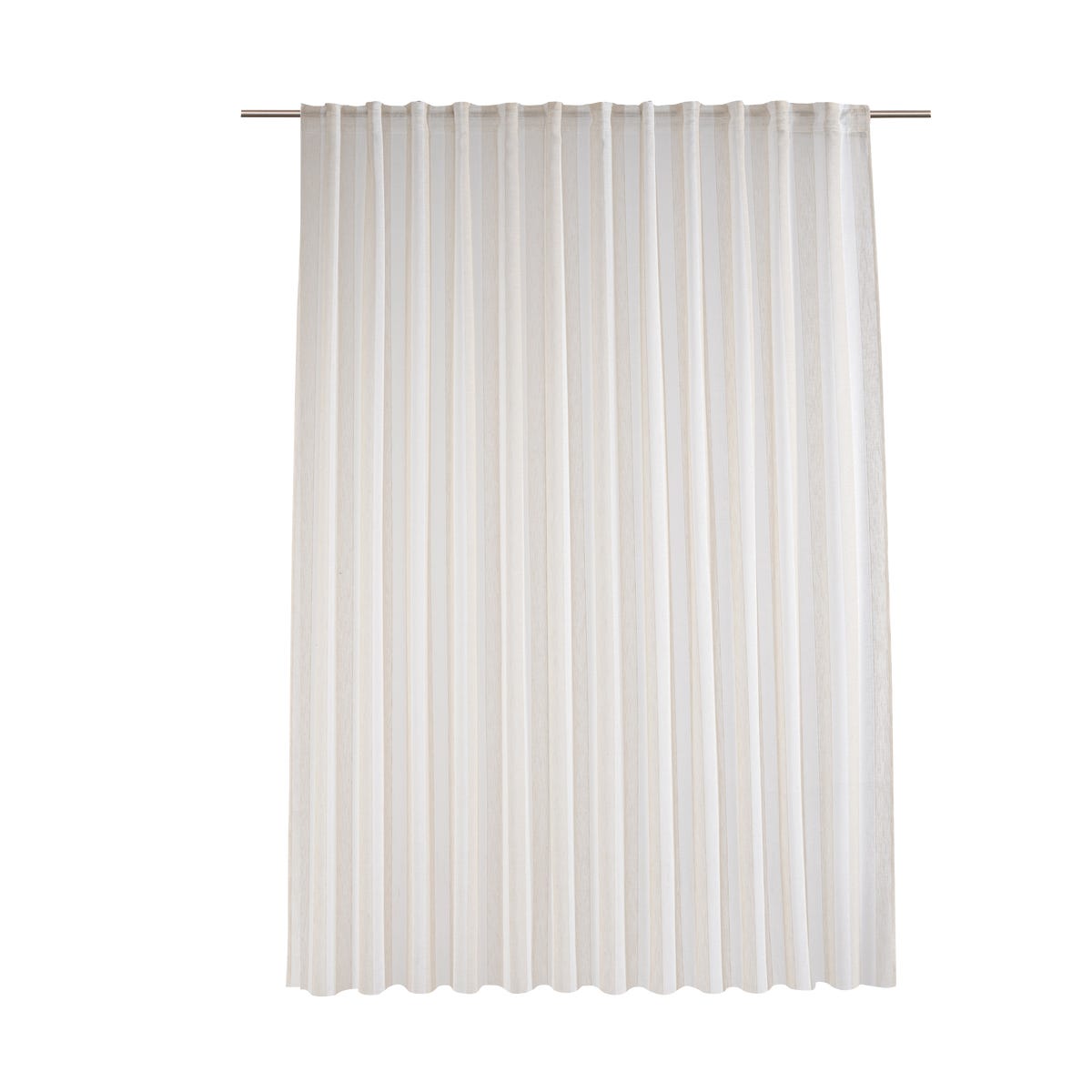 Firana na taśmie Tamara 200 x 280 cm biało-beżowa Inspire