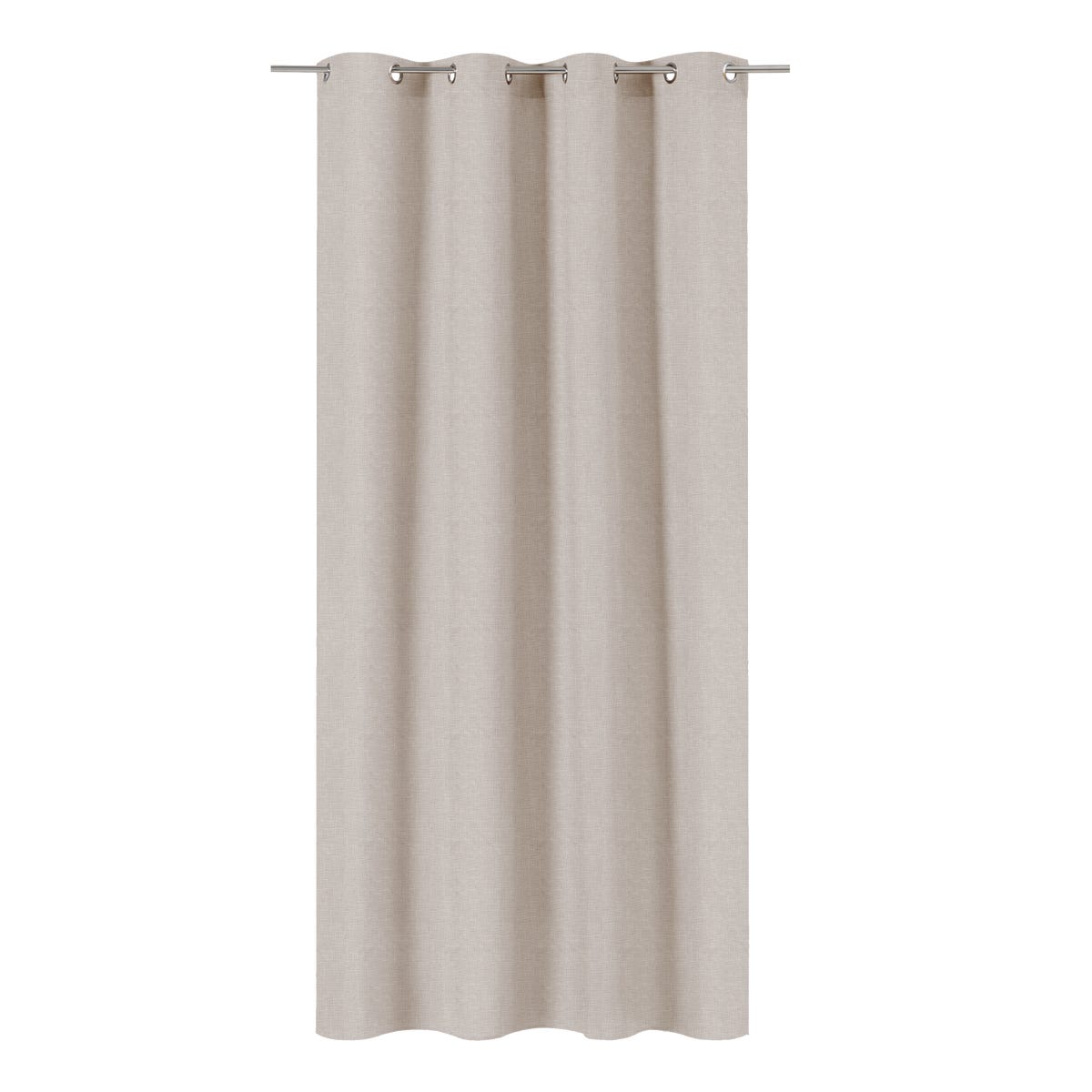 Zasłona Raspberry Trench beżowa 140 x 280 cm na przelotkach Inspire