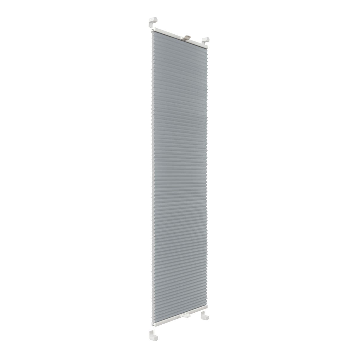 Roleta plisowana Plaster Miodu Srebro 50 x 120 cm szaro-niebieska