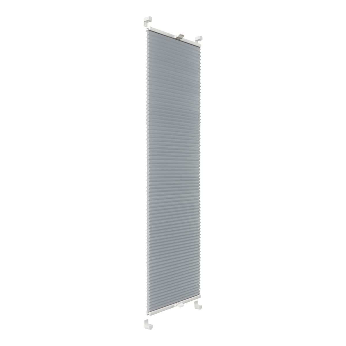 Roleta plisowana Plaster Miodu Srebro 50 x 220 cm szaro-niebieska