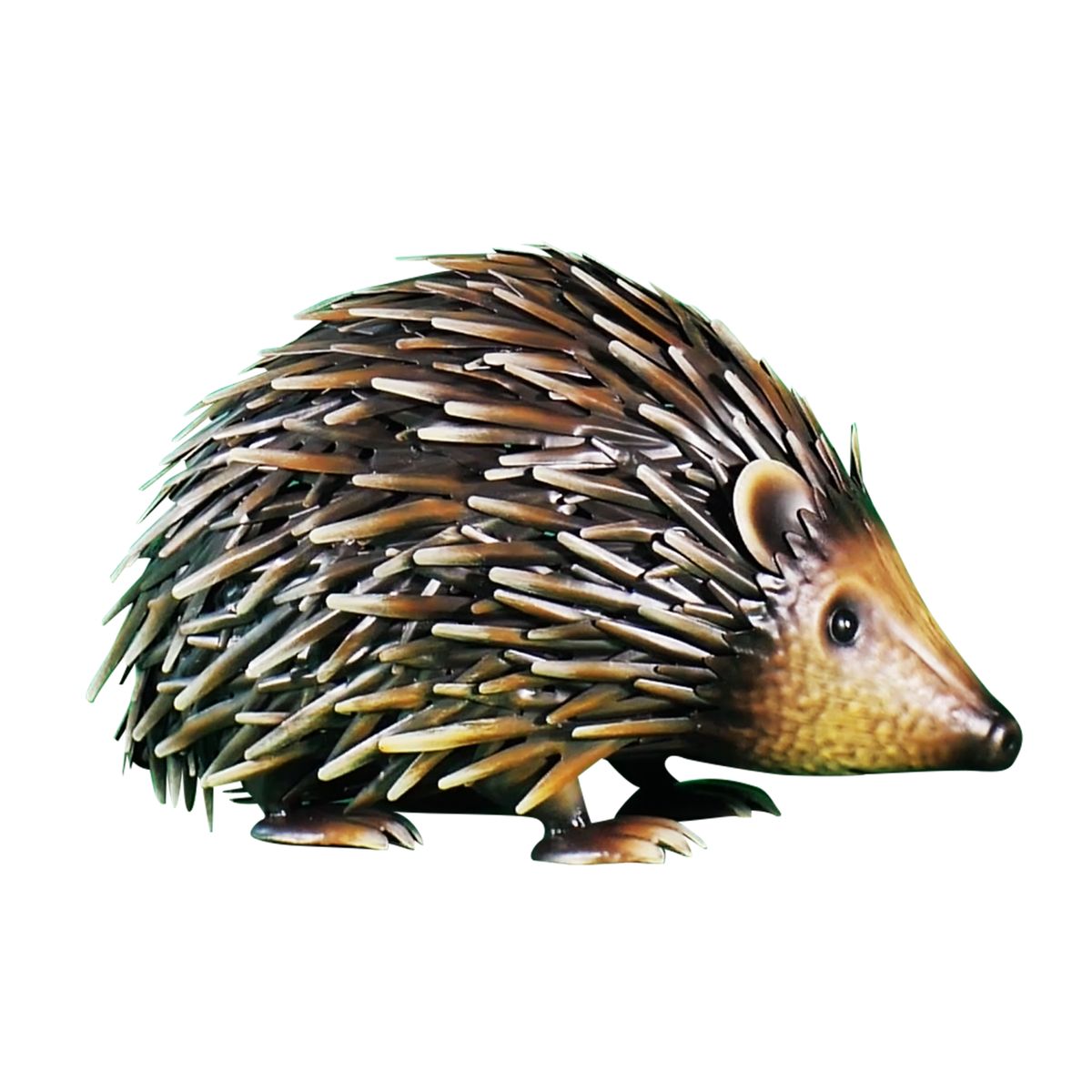 Dekoracja ogrodowa jeż 28x17x19 cm metalowa Nortene