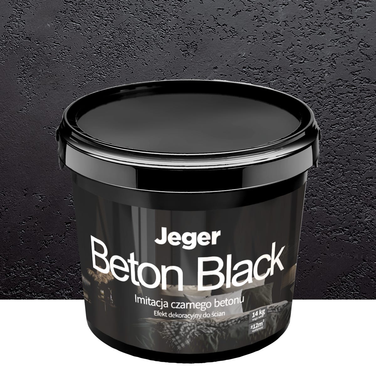 Efekt dekoracyjny Beton Black 7 kg Jeger