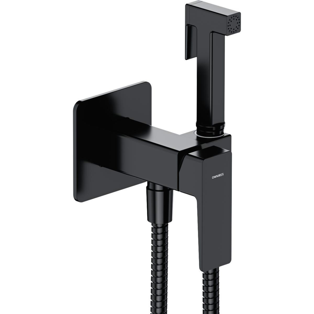 System podtynkowy bidetowy czarny Saxon Omnires