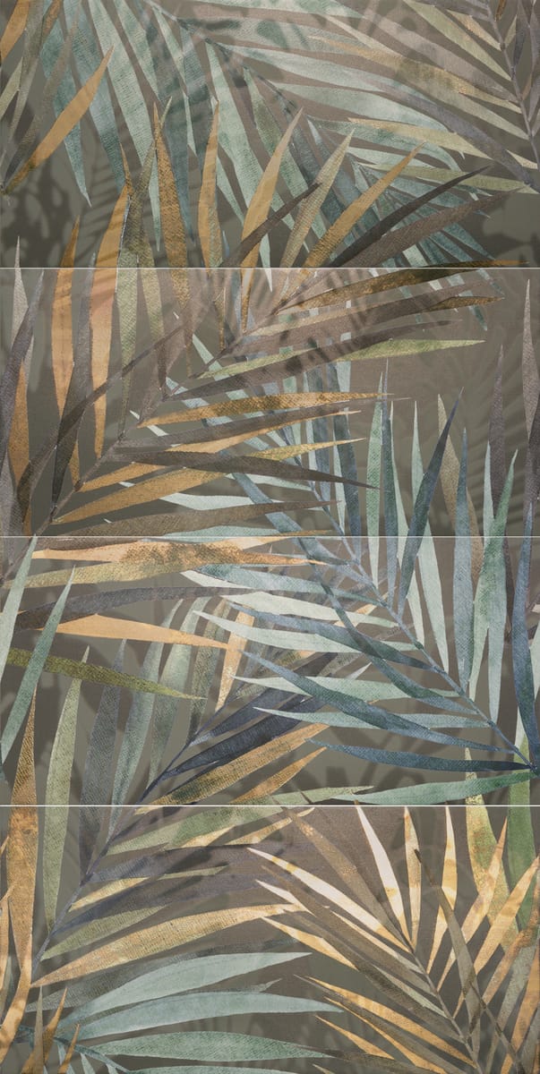 Obraz Bihara Leaves 4el 59.8x119.8 Arte