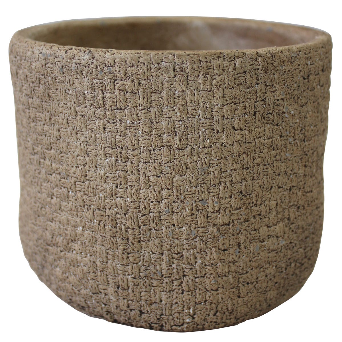 Splendid Osłonka doniczki cementowa Per 14cm beżowa