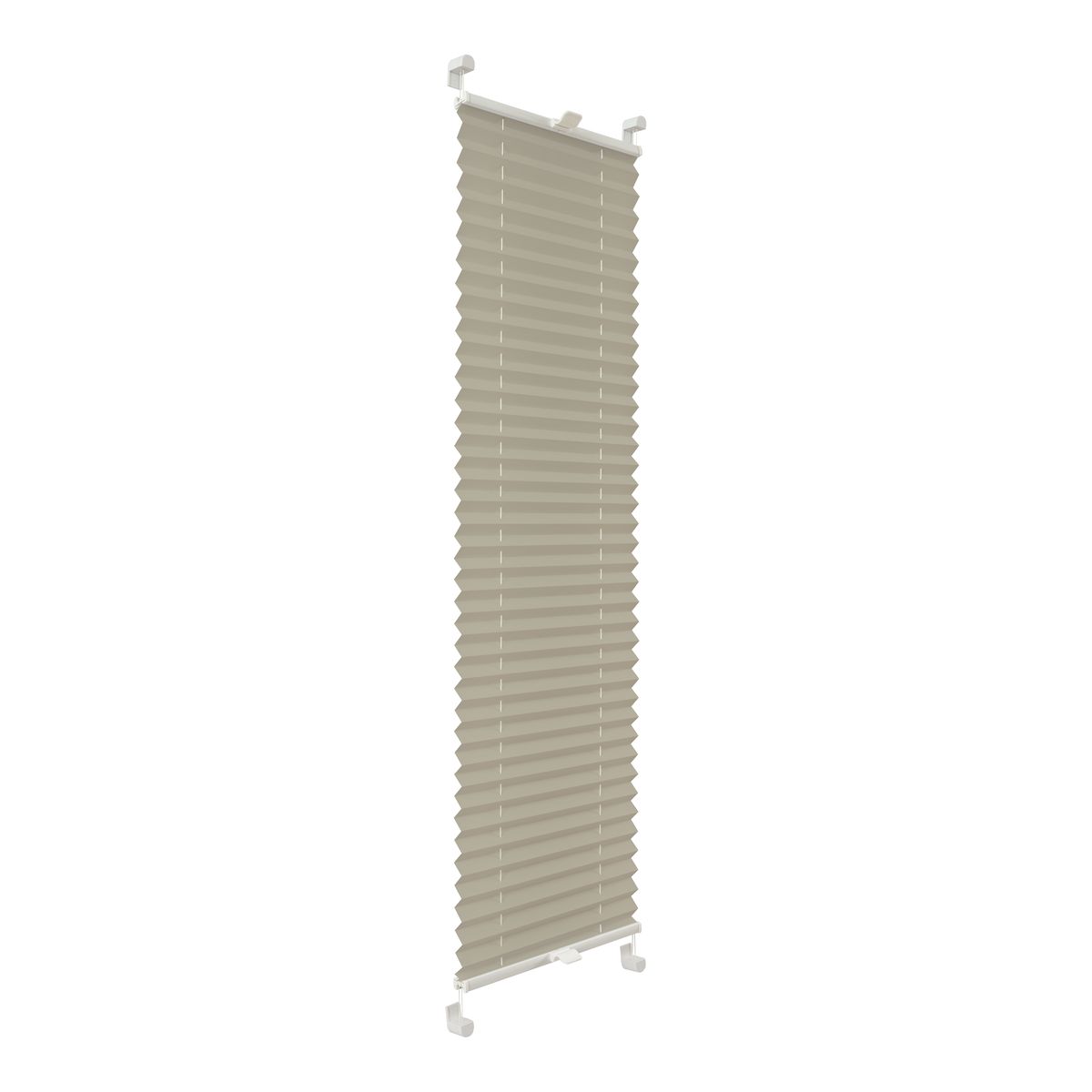 Roleta plisowana Basic 1002 Platyna 102 x 140 cm jasnoszara