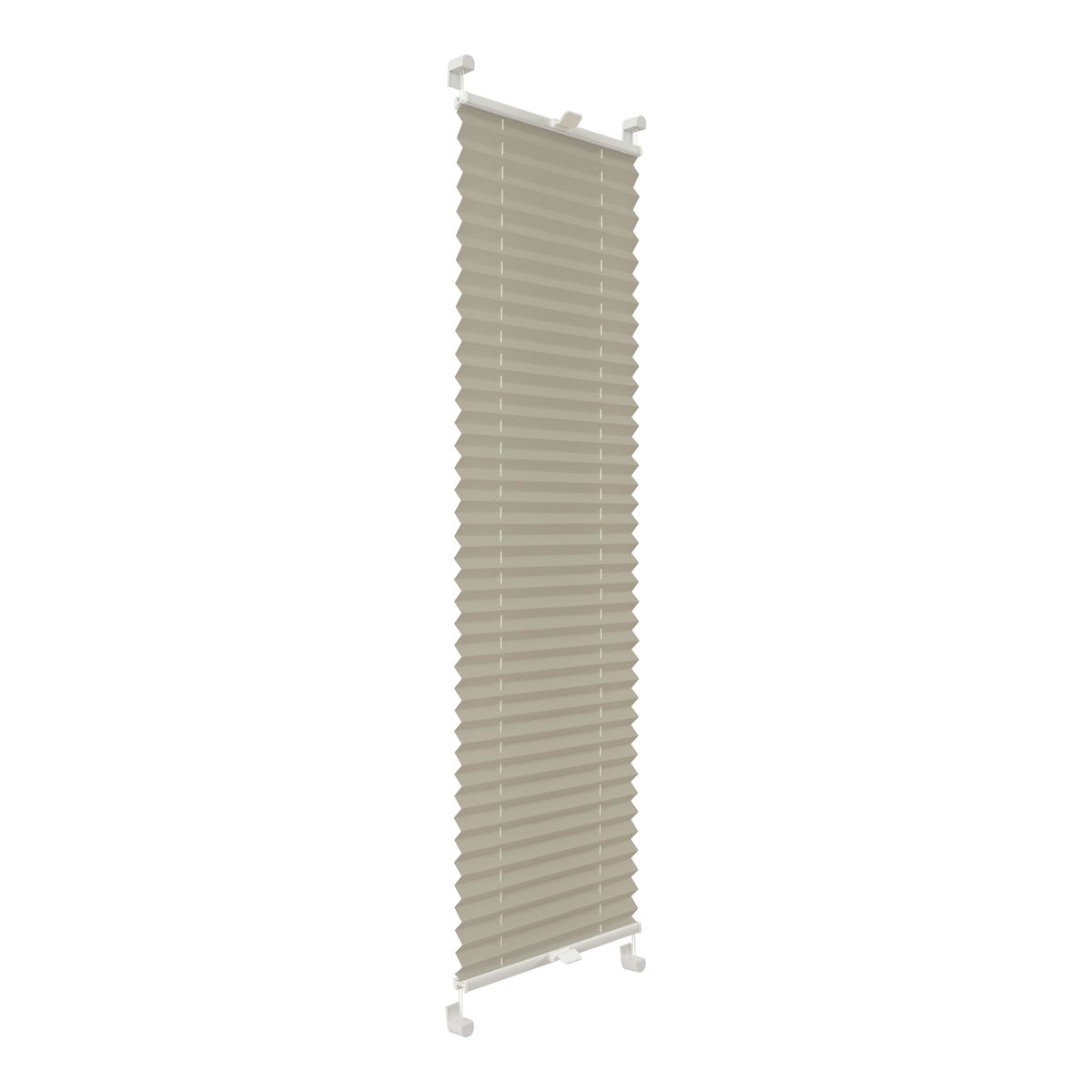 Roleta plisowana Basic 1002 Platyna 92 x 120 cm jasnoszara