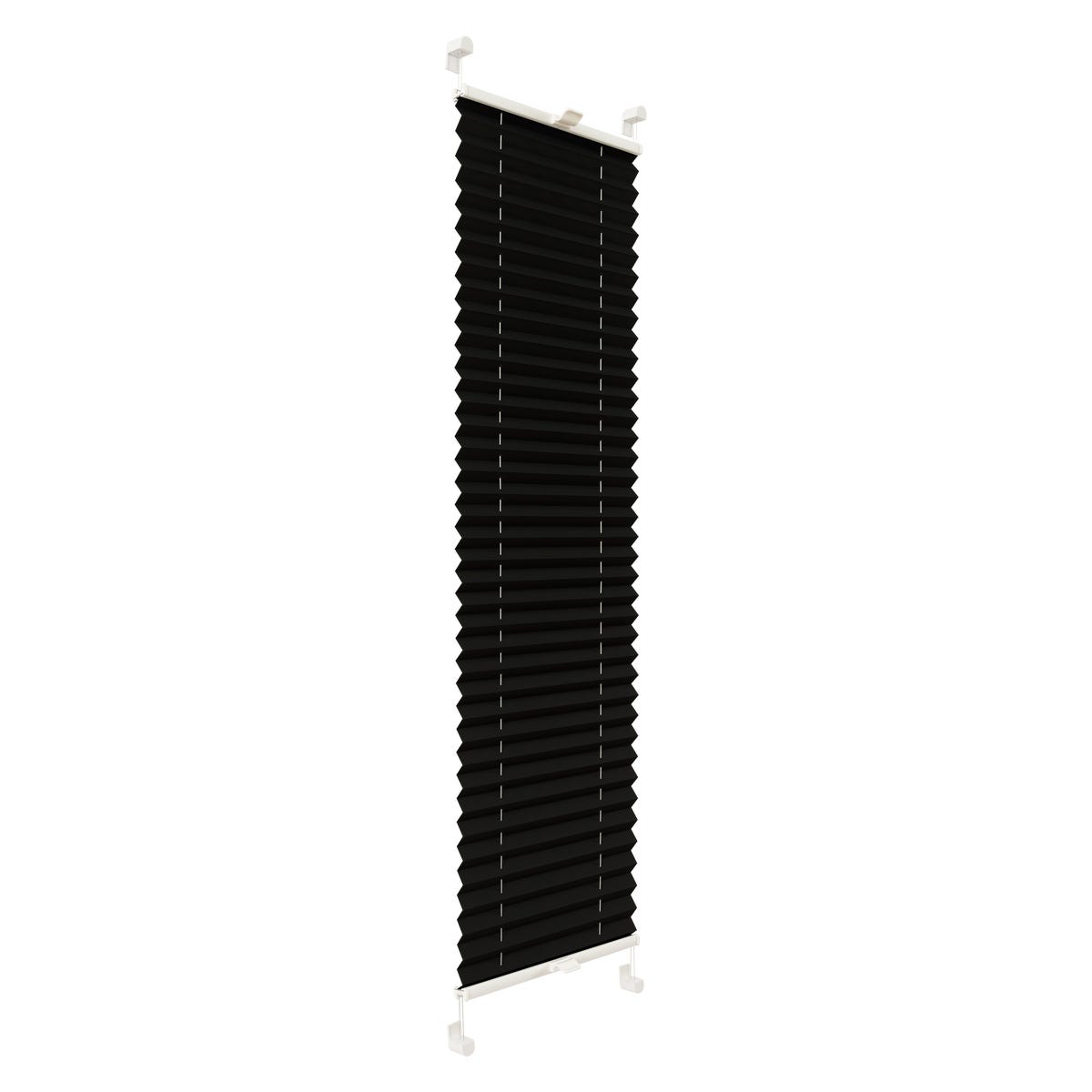 Roleta plisowana Basic 1013 Onyx 40 x 120 cm czarna