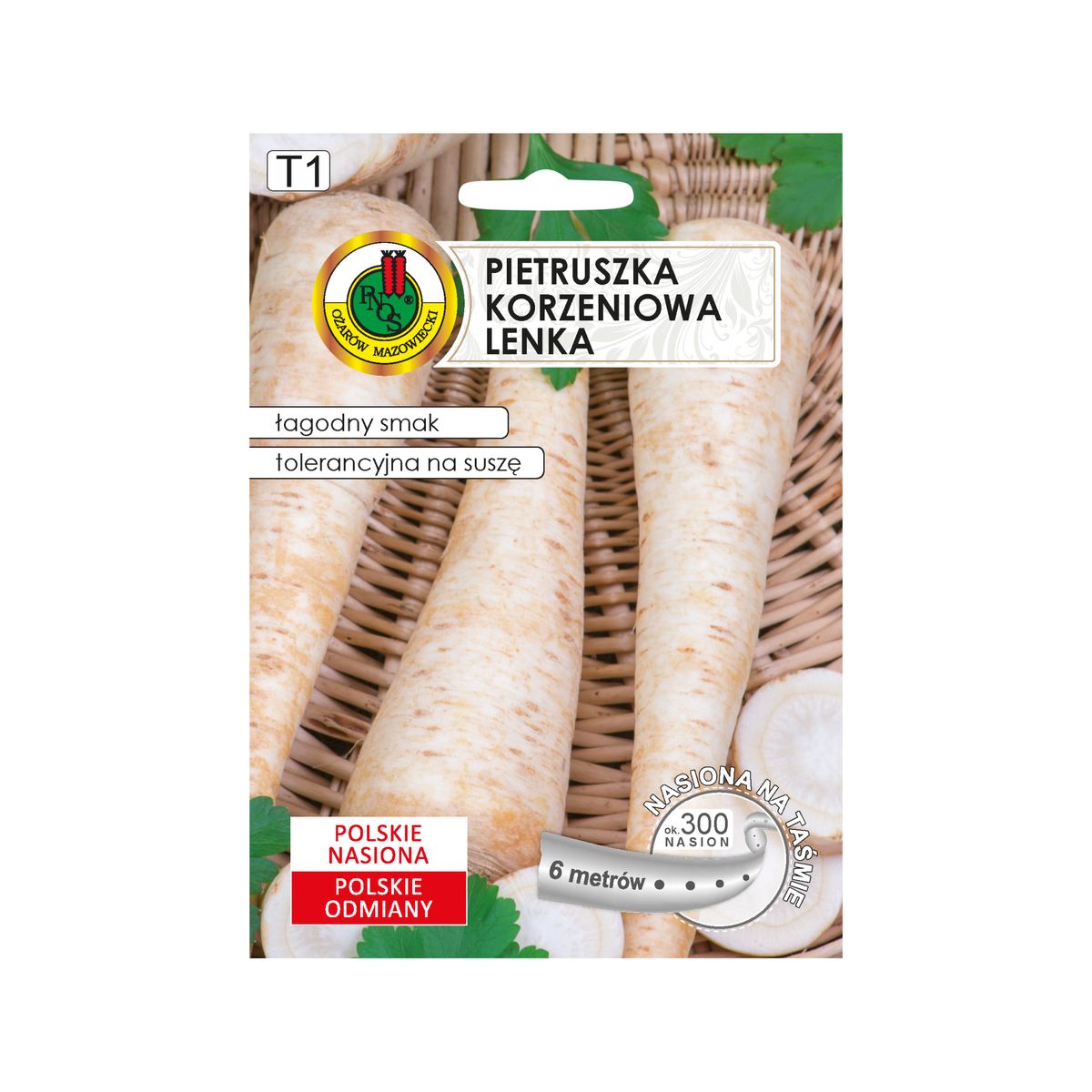 Pietruszka korzeniowa Lenka nasiona na taśmie Pnos