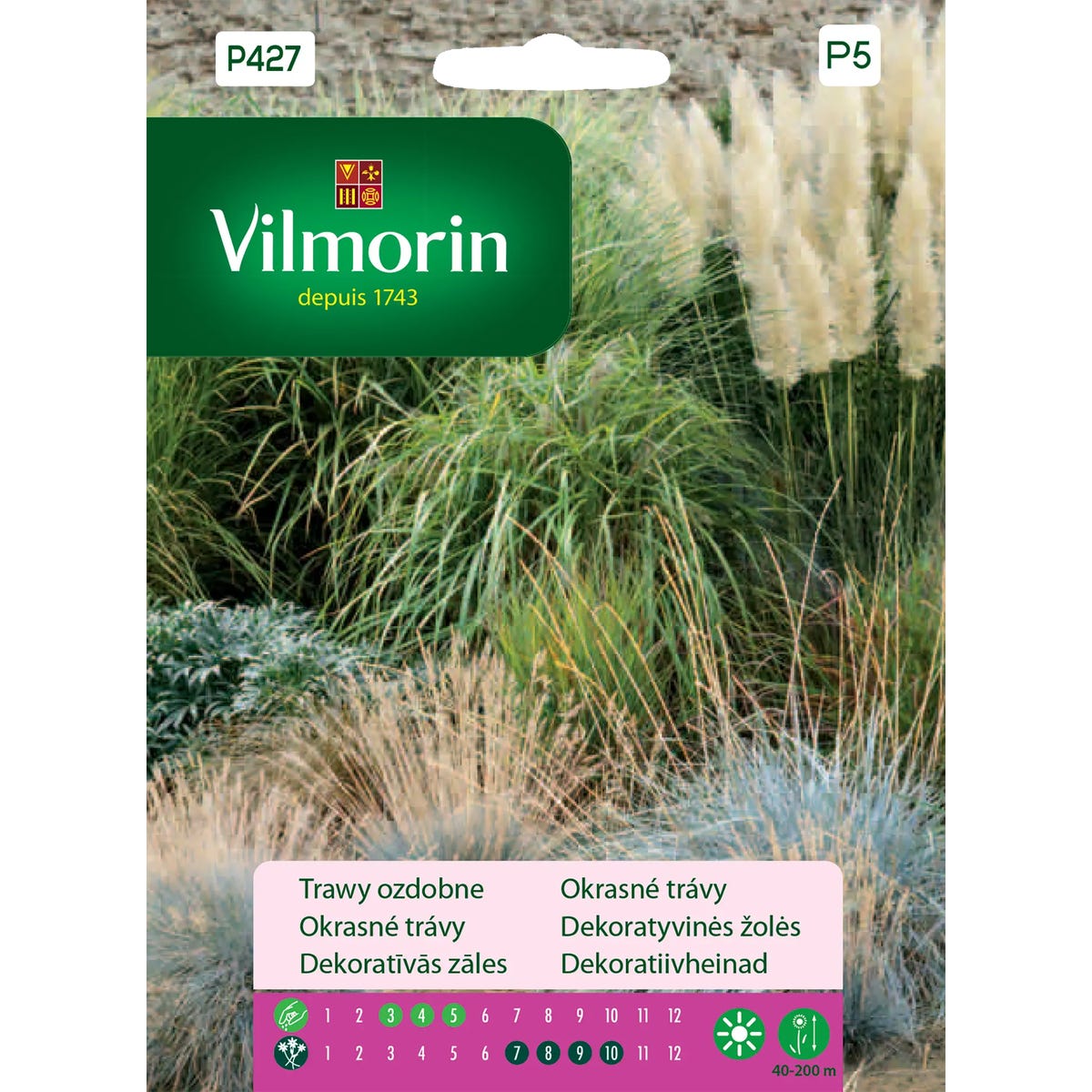 Nasiona trawy dekoracyjnej 0.13kg Vilmorin