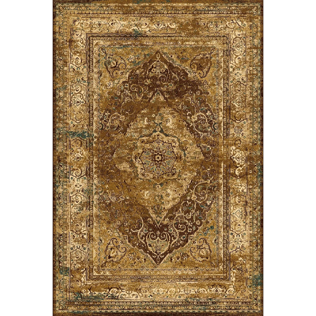 Dywan wełniany Superior Nuri Koniak 235 x 350 cm