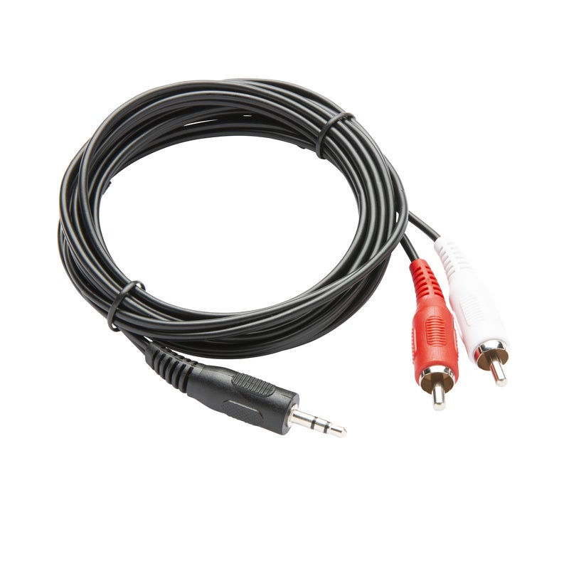 Przewód audio JACK 3.5mm / 2RCA 2m LEXMAN