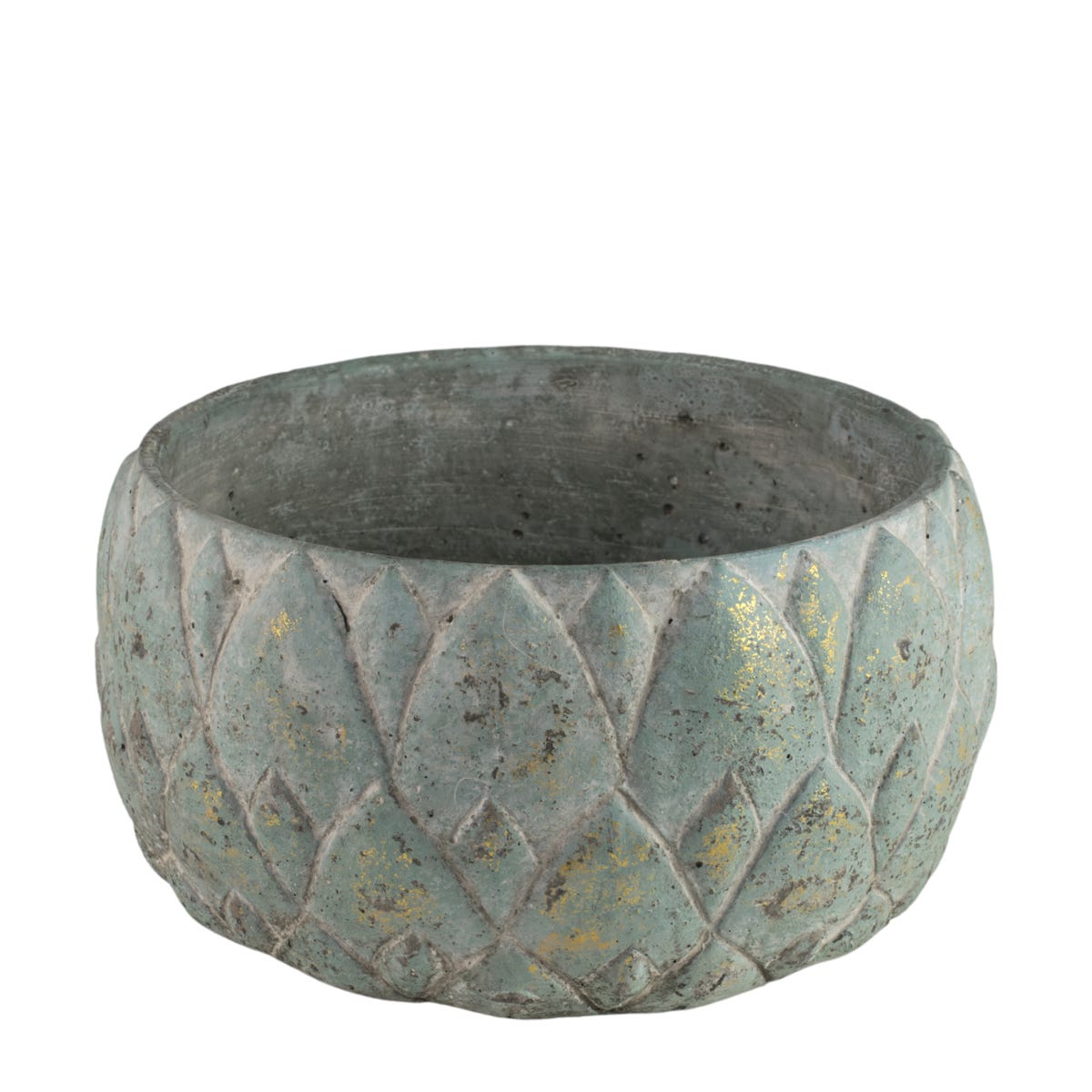 Misa betonowa Dragon śr.15.5 cm betonowa zielona