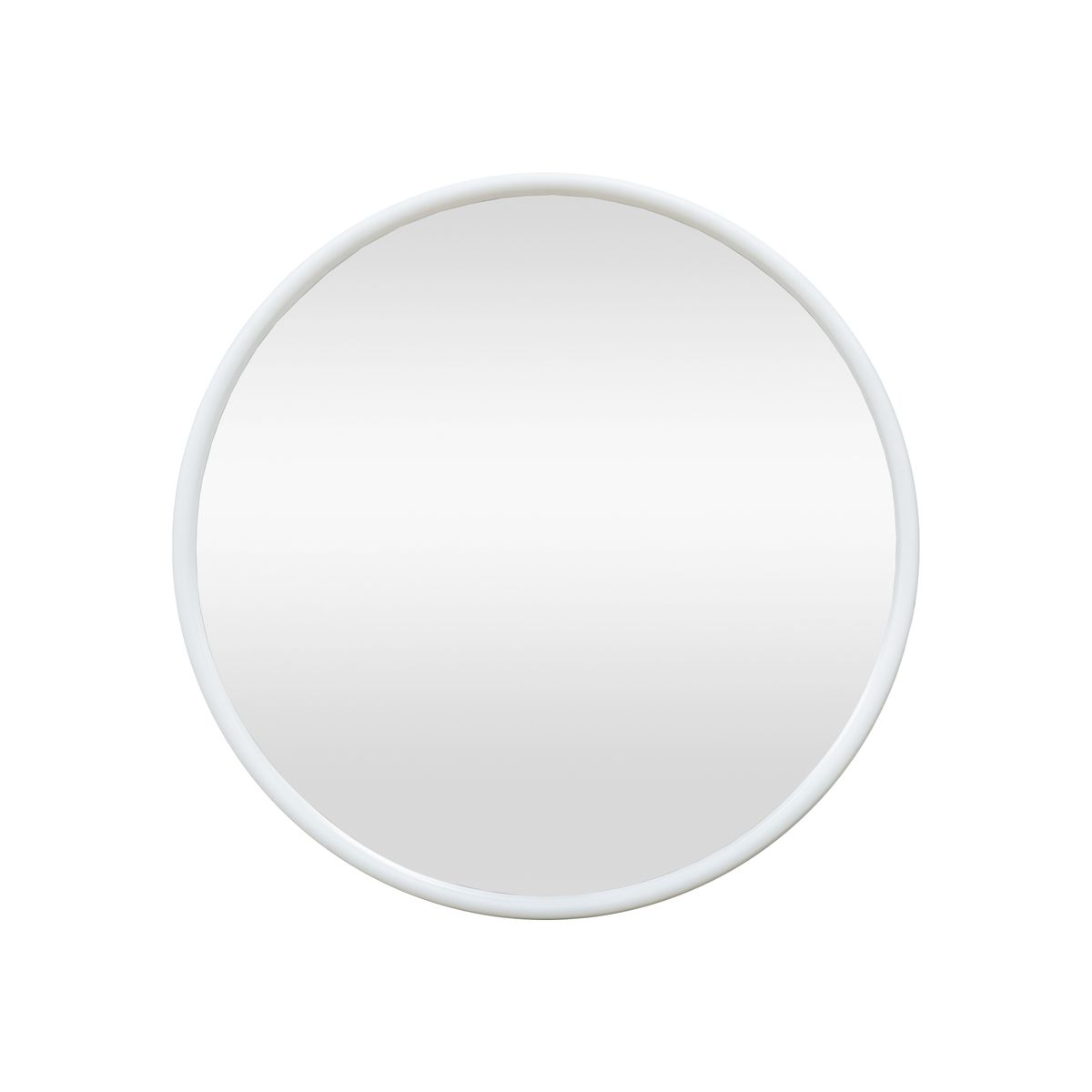 Lustro okrągłe Sweet białe śr. 42 cm Inspire