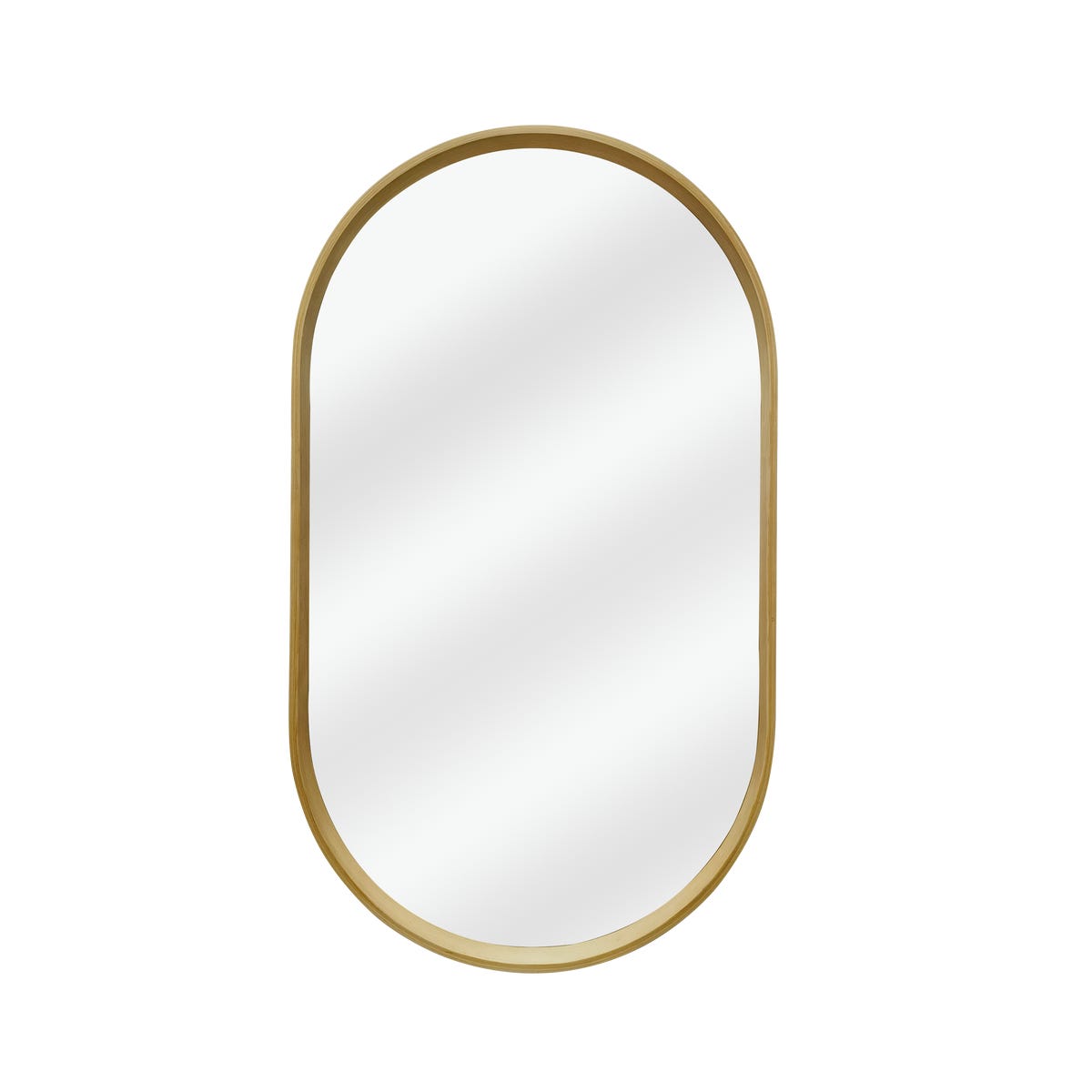 Lustro owalne Nordik 42 x 72 cm dąb Inspire