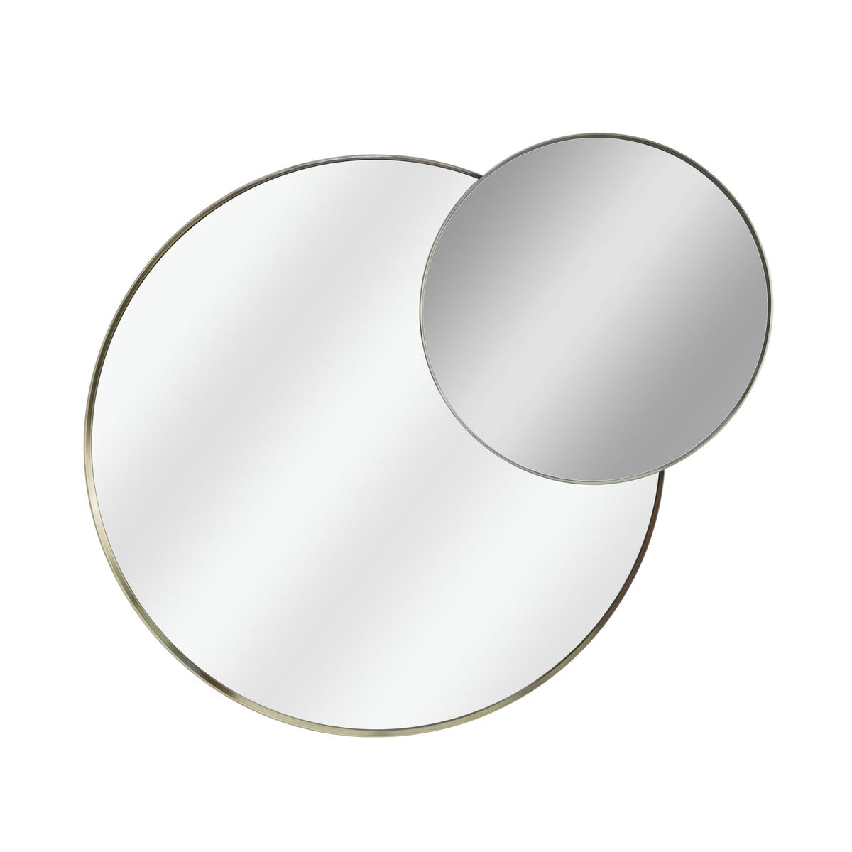 Lustro okrągłe Glam Pimp Brass złote śr. 60 cm Inspire