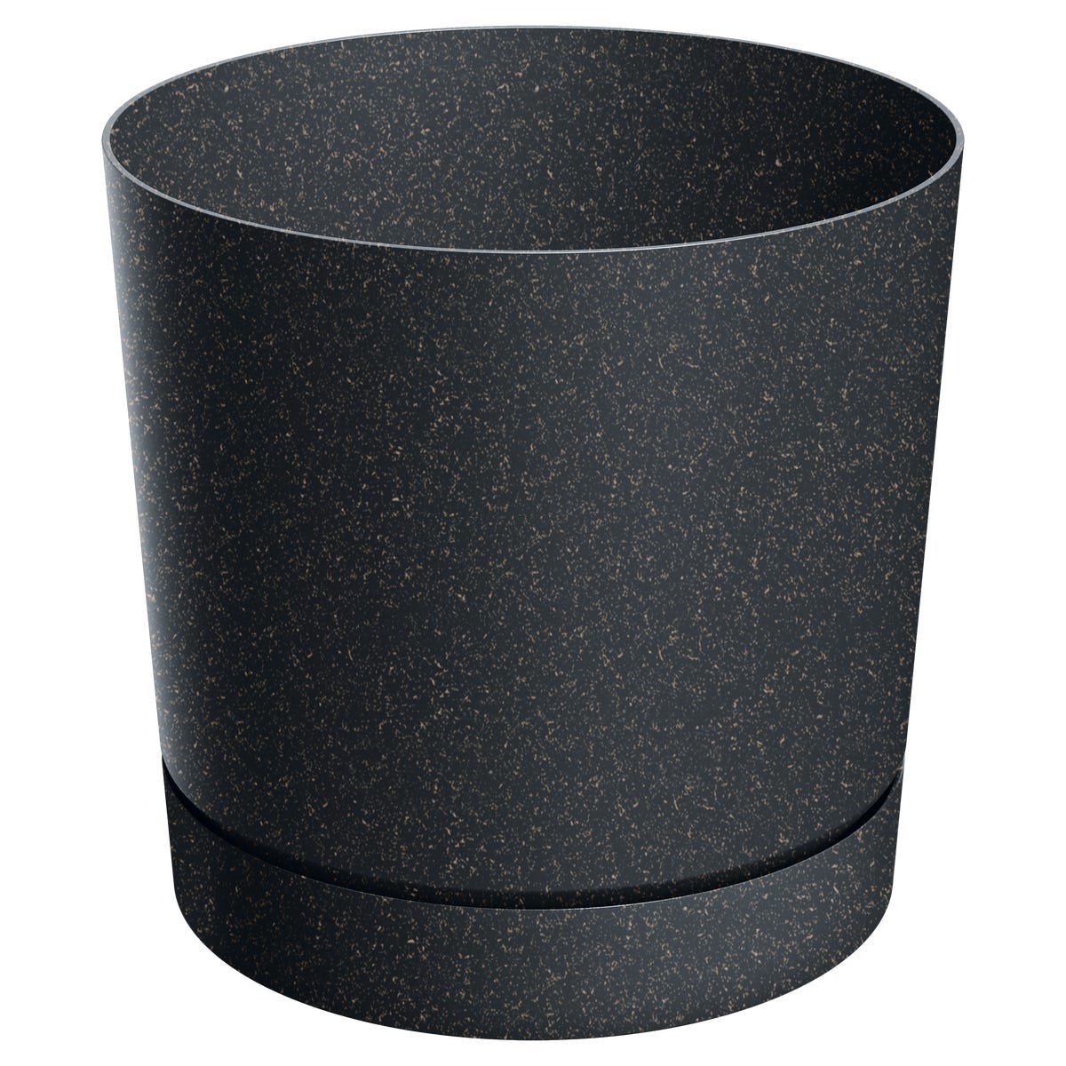 Doniczka Tubo 18cm antracytowa ziarnisty efekt Prosperplast