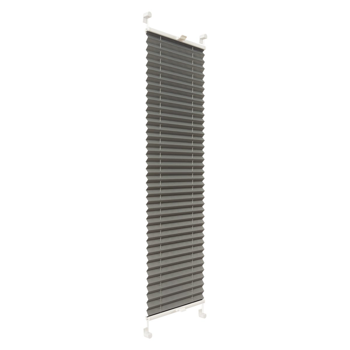 Roleta plisowana Basic 1012 Srebro 38 x 120 cm ciemnoszara