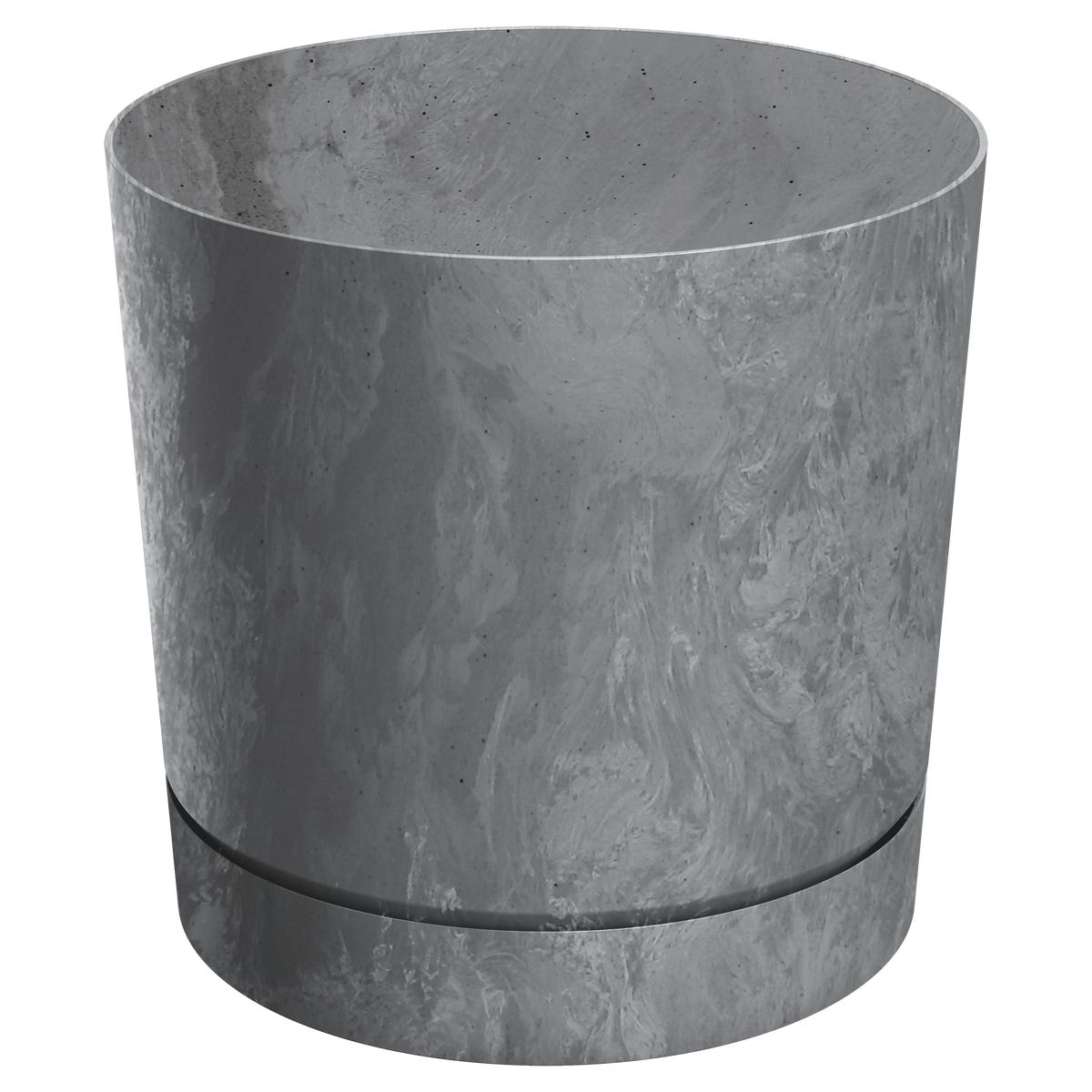 Doniczka Tubo 24cm ciemna szara efekt betonu Prosperplast