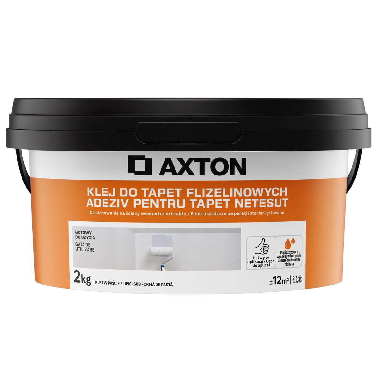 Gotowy klej do tapet flizelinowych 2 kg Axton