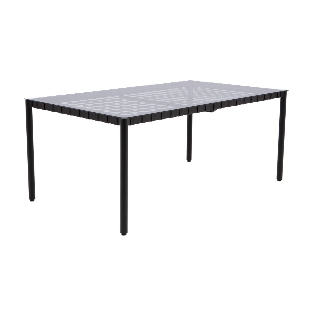 Naterial Stół ogrodowy Victoria 180x100 cm stal szkło