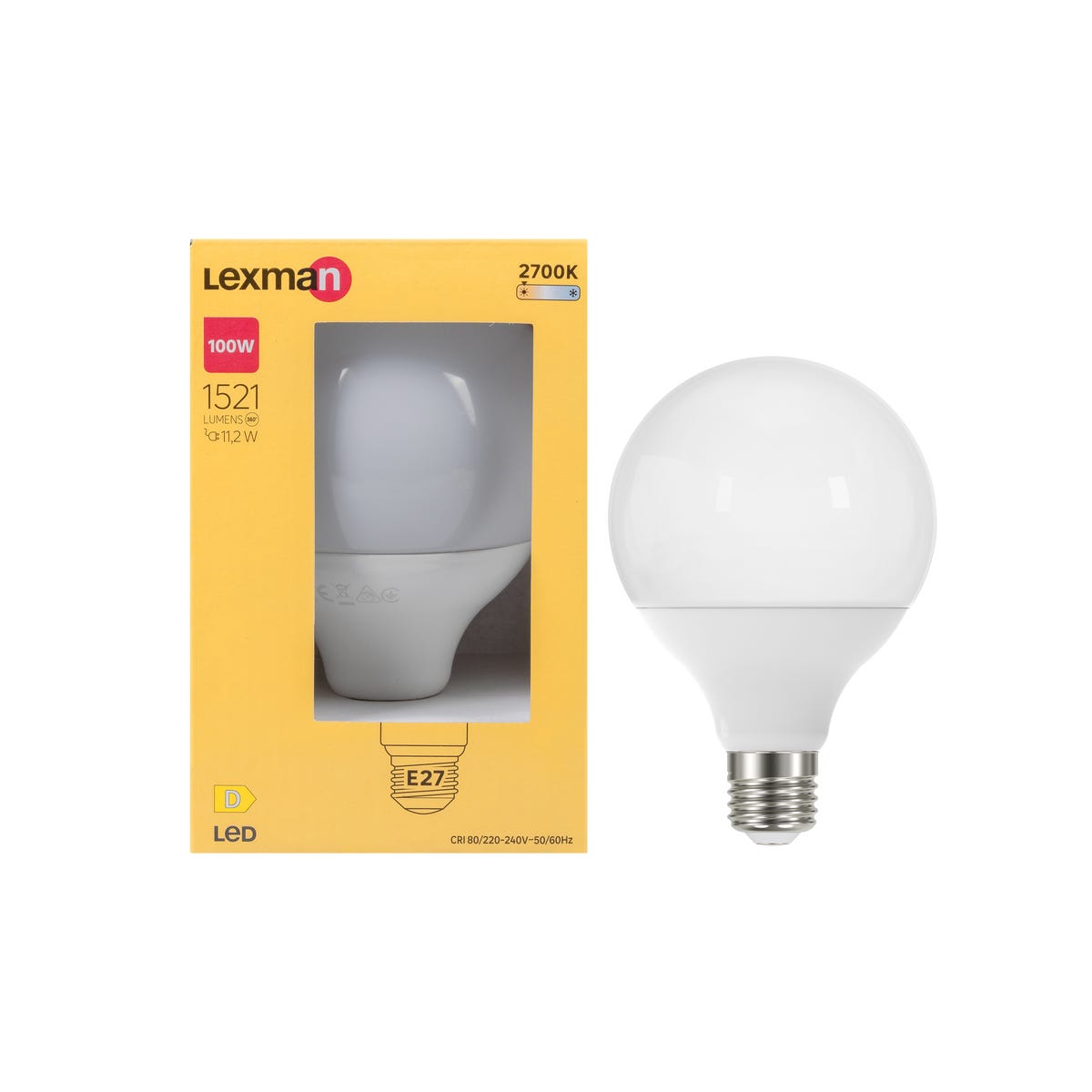 Żarówka LED E27 11,2 W 1521 lm Ciepła biel Lexman