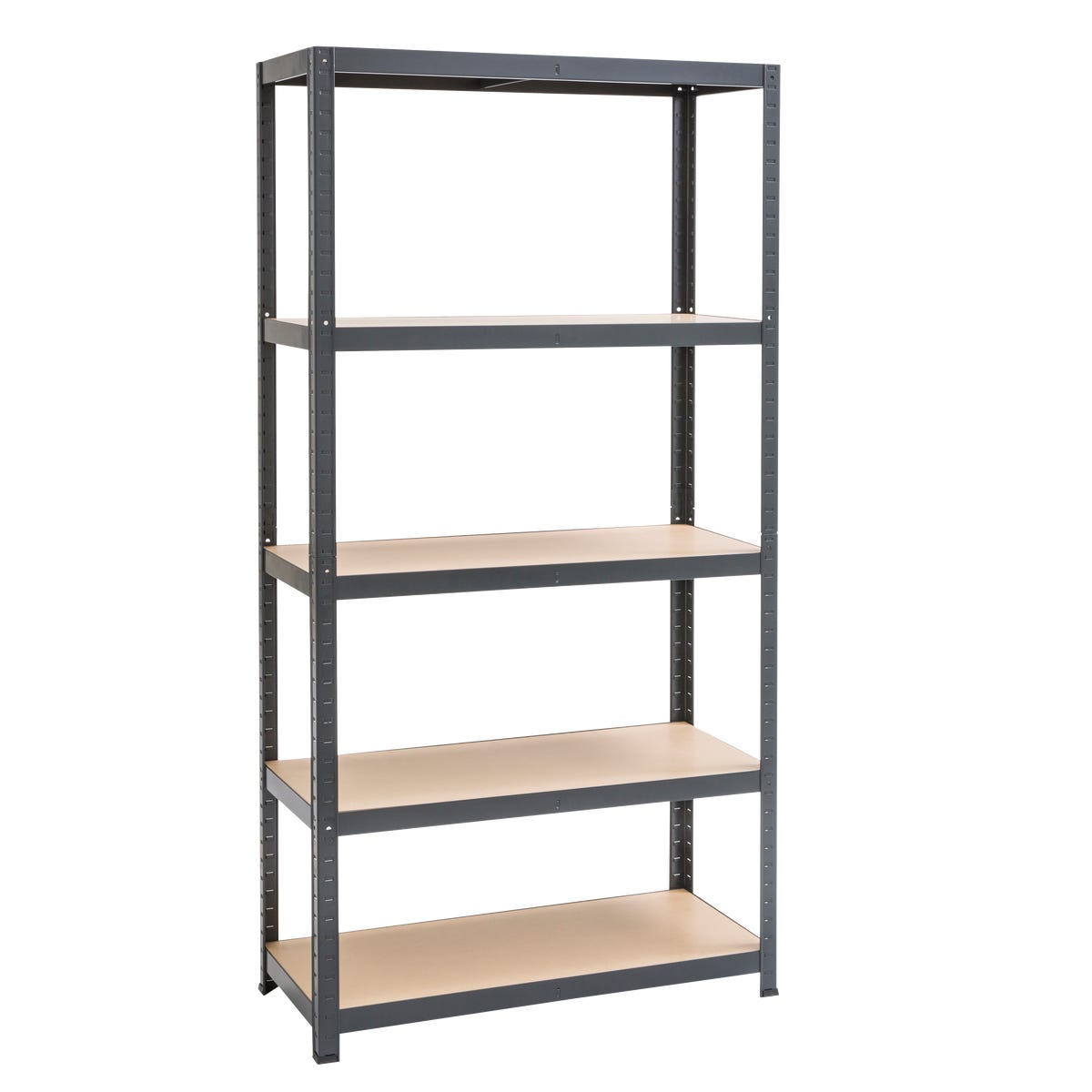 Regał metalowy 175 kg 180 x 90 x 40 cm 5P Spaceo