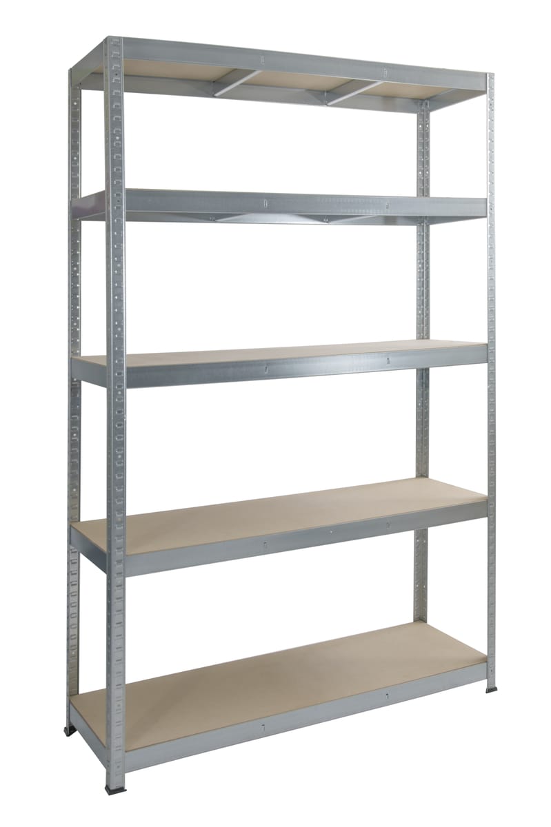 Regał metalowy 300 kg 195 x 100 x 50 cm 5P Spaceo