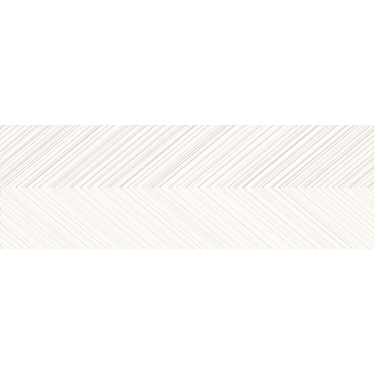 Glazura Arctic Glisse Struktura White Mat 29.8x89.8 Artens