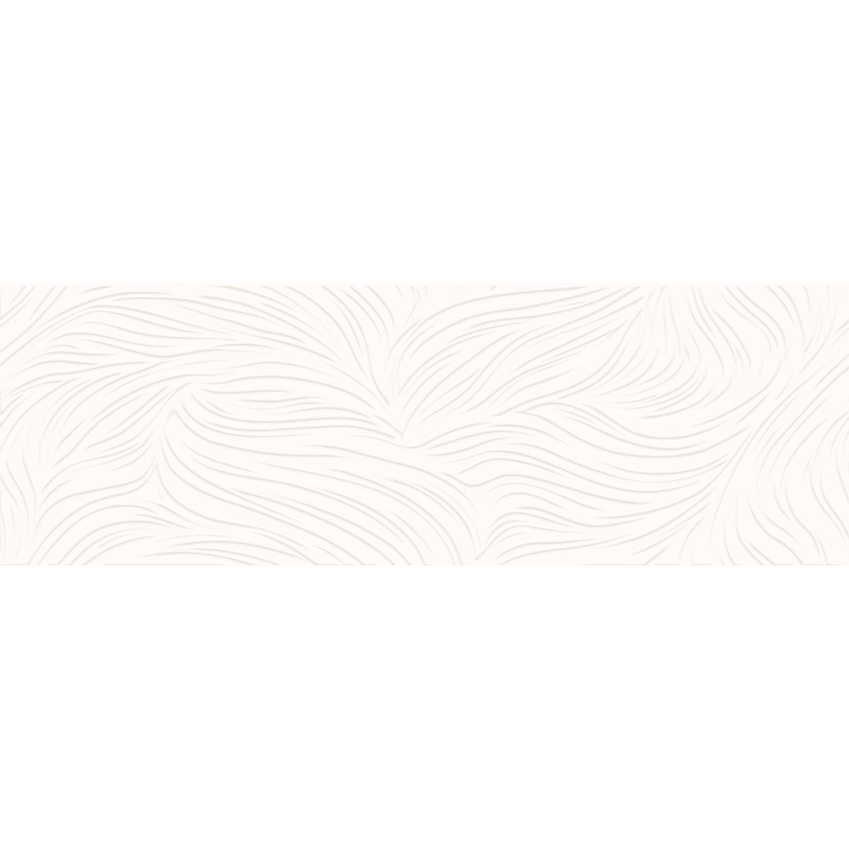 Glazura Arctic Moon Struktura White Glossy 29.8x89.8 Artens