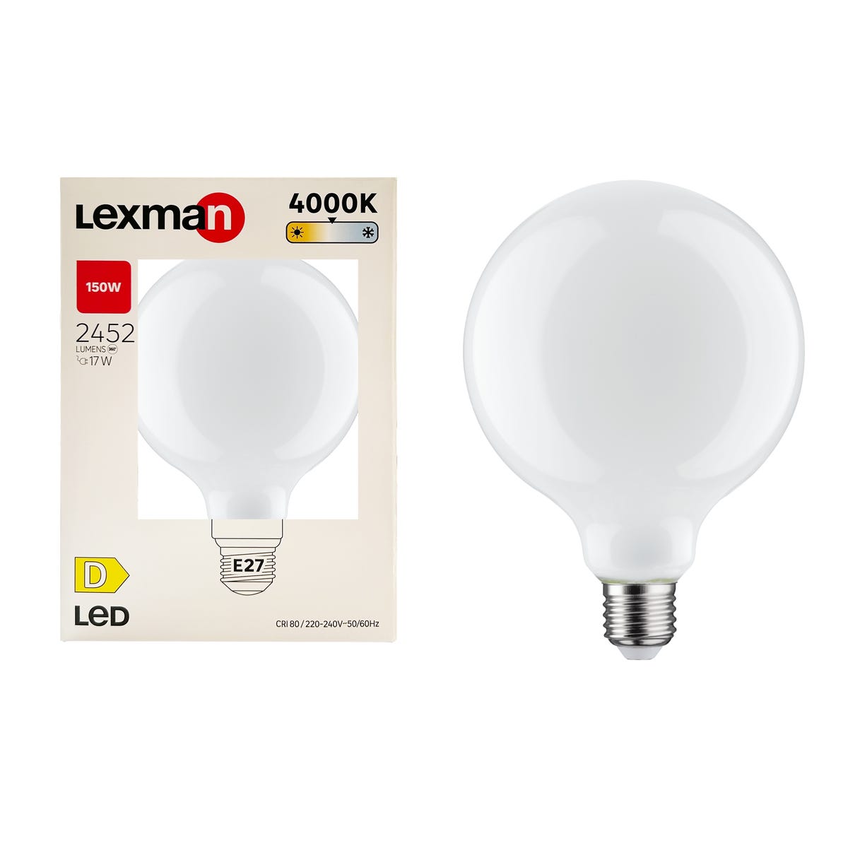 Żarówka LED E27 17 W 2452 lm Neutralna biel Lexman