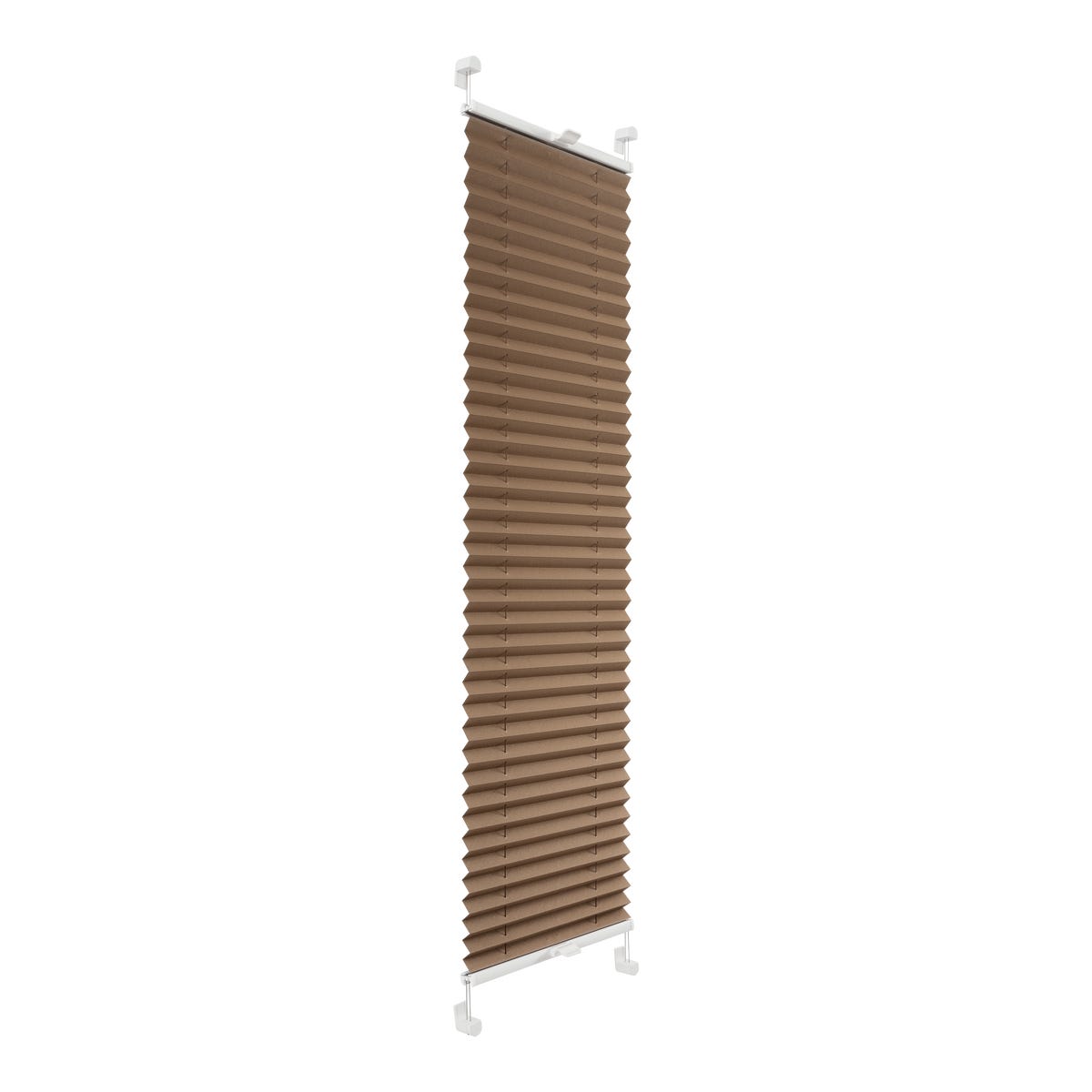 Roleta plisowana zaciemniająca Cappuccino 92 x 120 cm termoizolacyjna