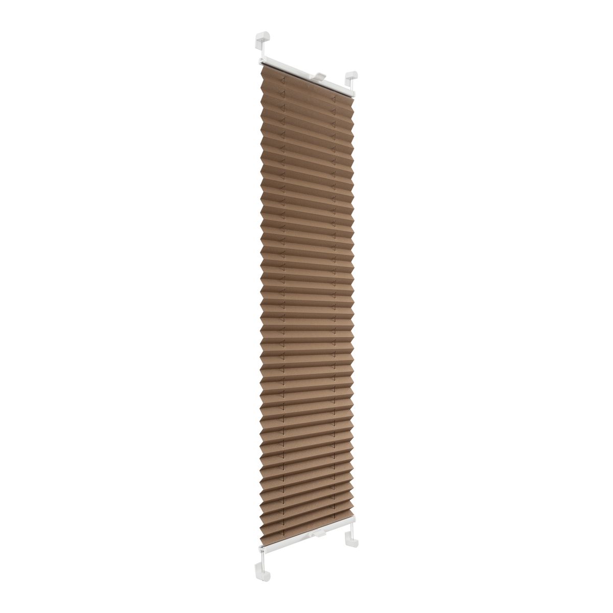 Roleta plisowana zaciemniająca Cappuccino 40 x 140 cm termoizolacyjna
