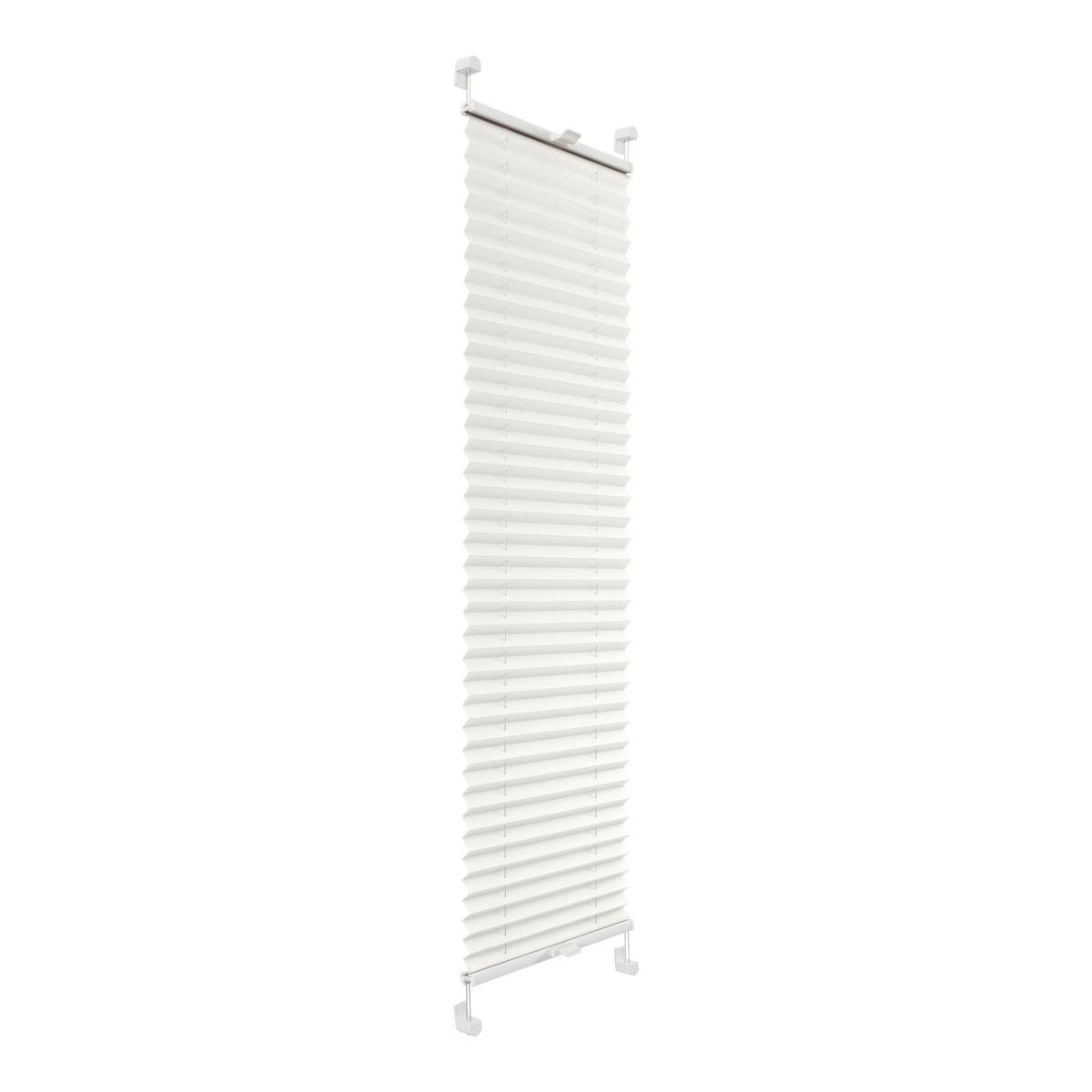 Roleta plisowana zaciemniająca Śnieżnobiały 90 x 220 cm termoizolacyjna