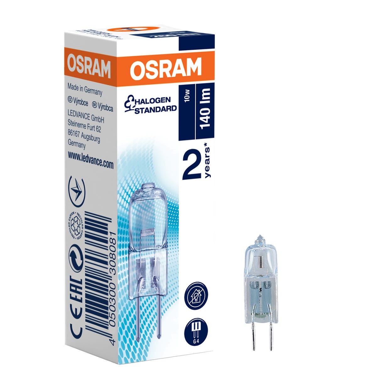 Żarówka halogenowa G4 10 W do piekarnika Osram