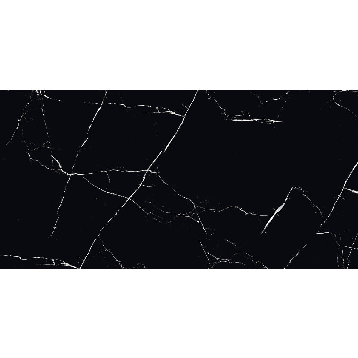 Gres szkliwiony Alaska Black Hight Glosy 60x120 Egen