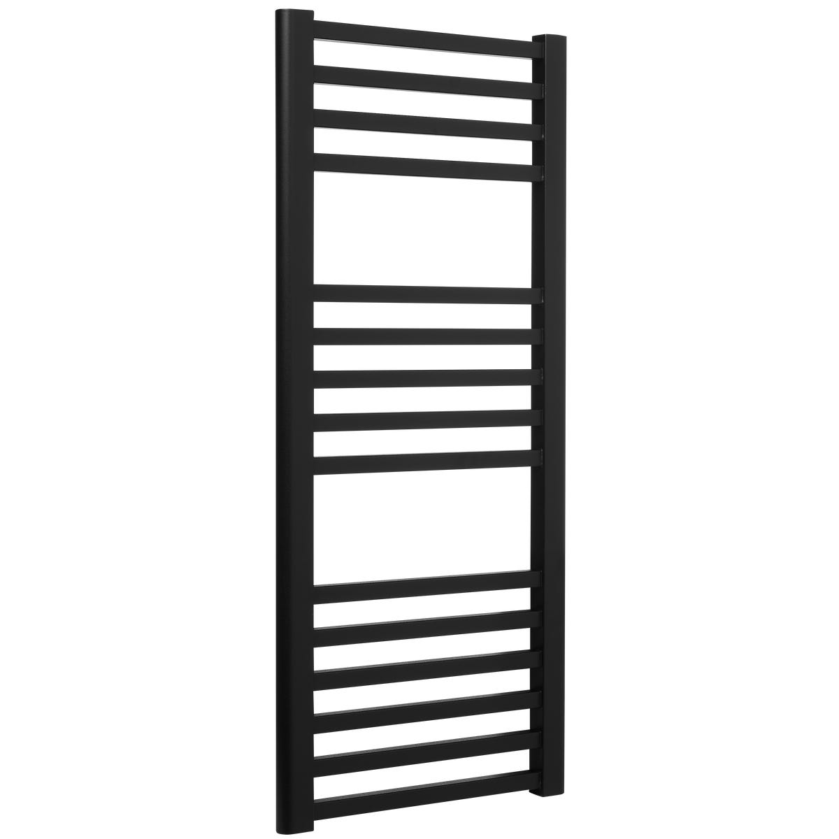 Opinie o Grzejnik łazienkowy LUX 92.2x40 cm 378W czarny mat