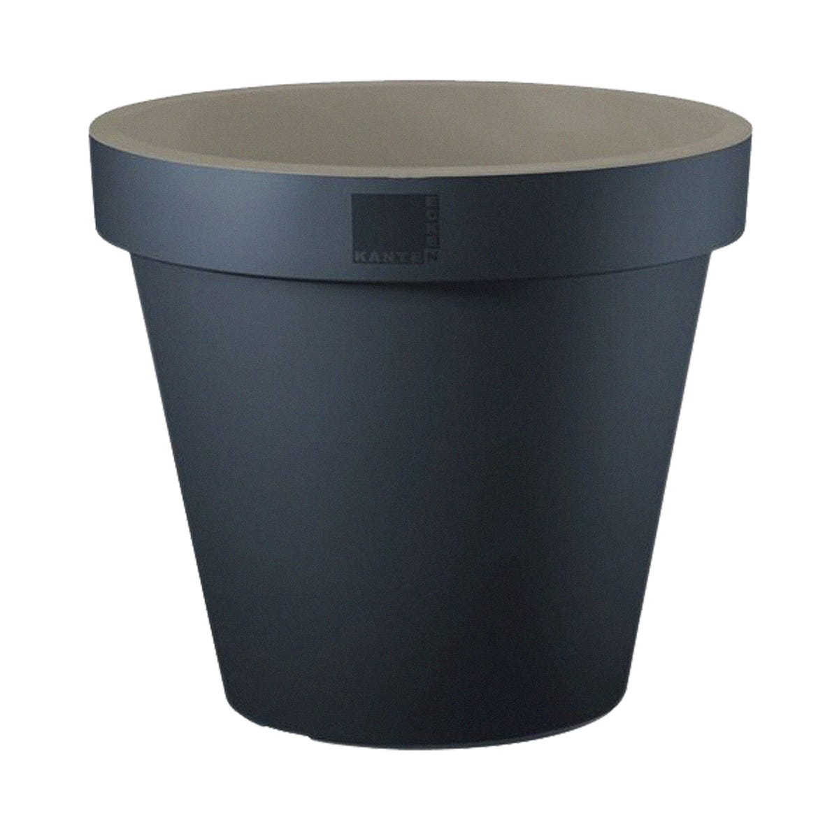 Donica wysoka E&K śr. 80 cm antracytowa Vog