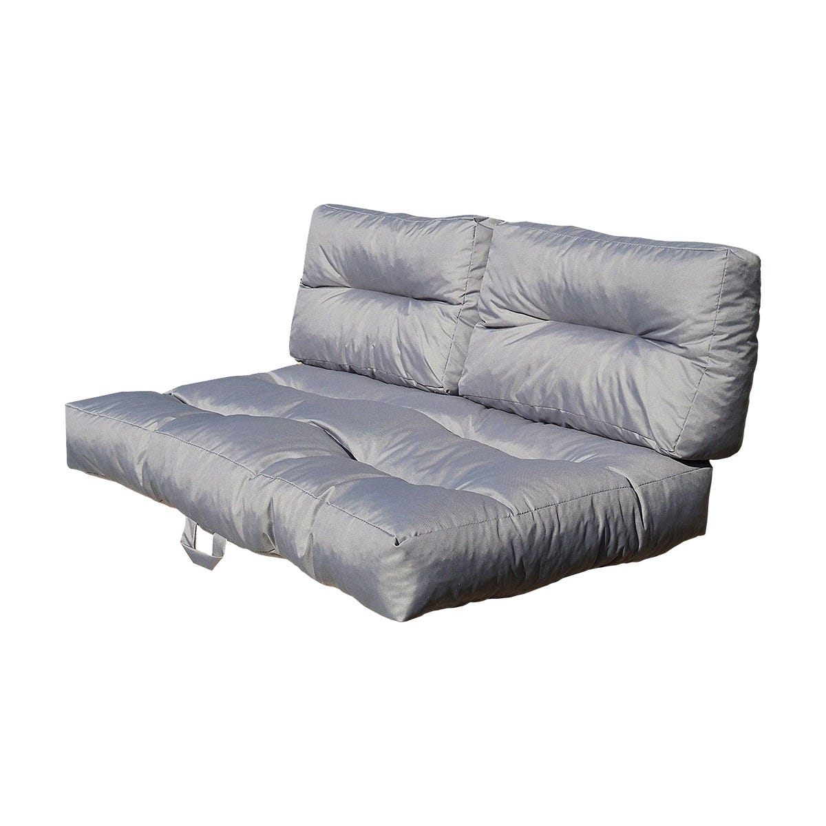 Poduszki na meble z palet 120x80x50 cm 3 szt. szare Vog