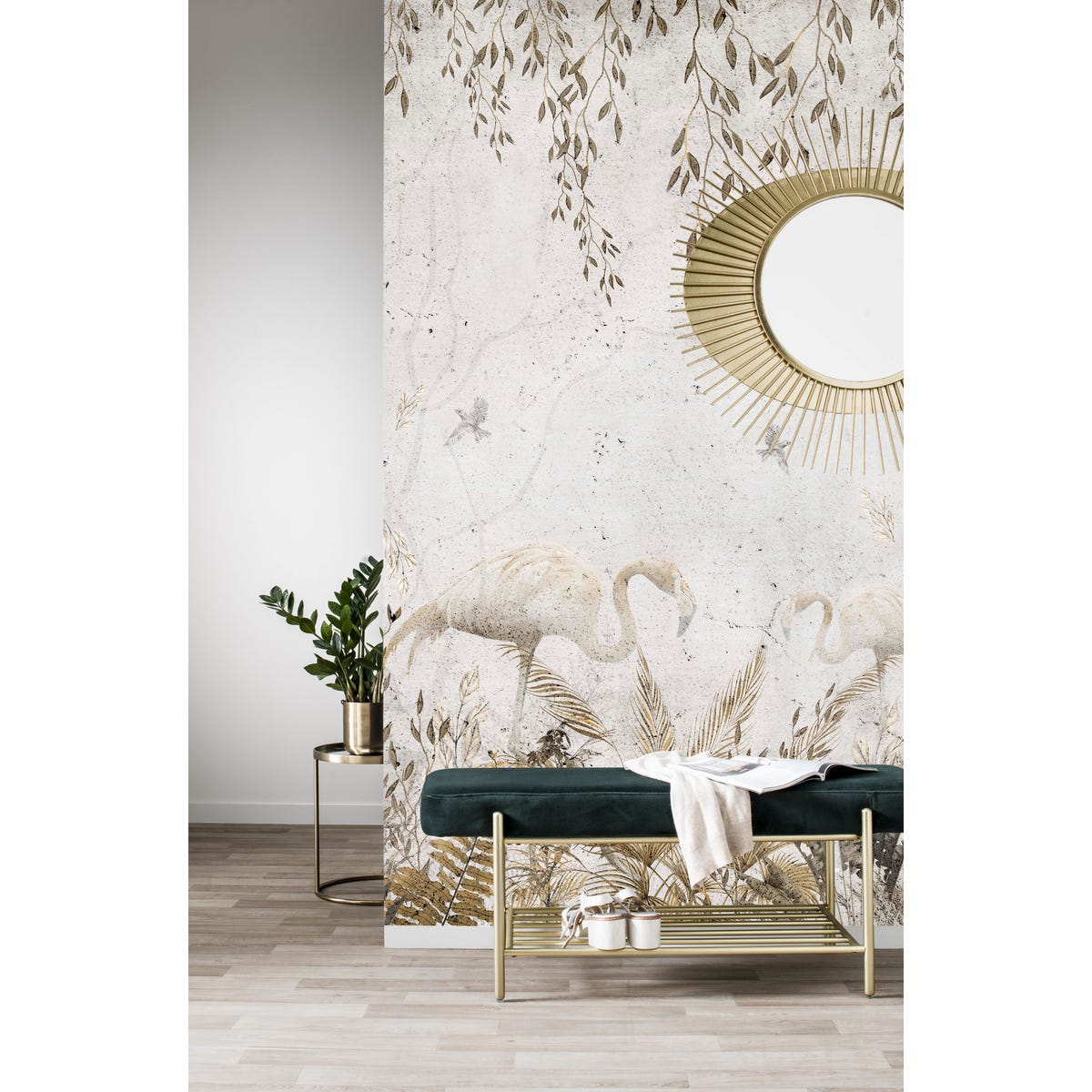 Tapeta panoramiczna Flamingi Natura 212 x 280 cm